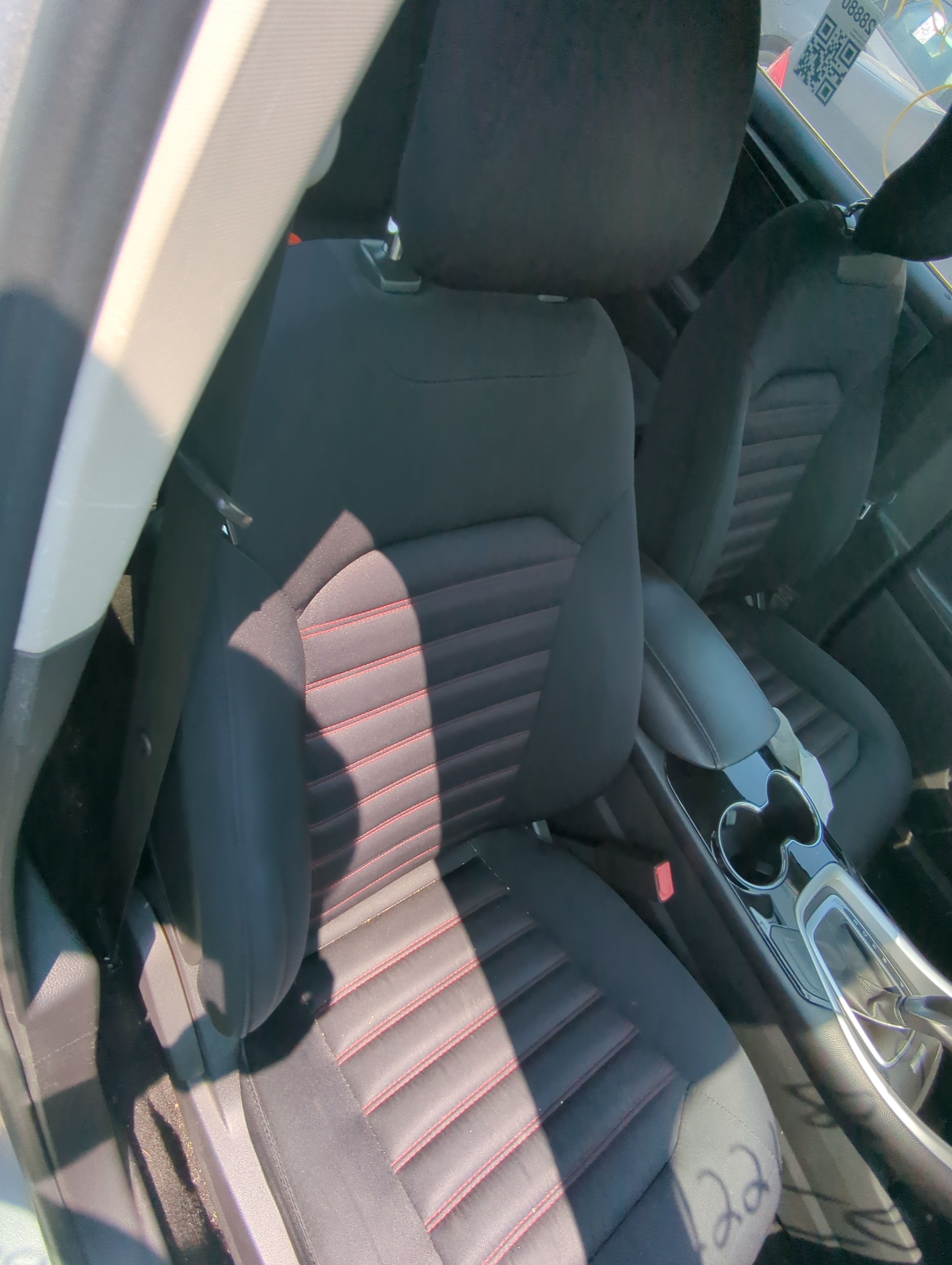 2013-2015 Ford Fusion Passenger Front Seat Oem Black 1091955 - Oemusedautoparts1.com