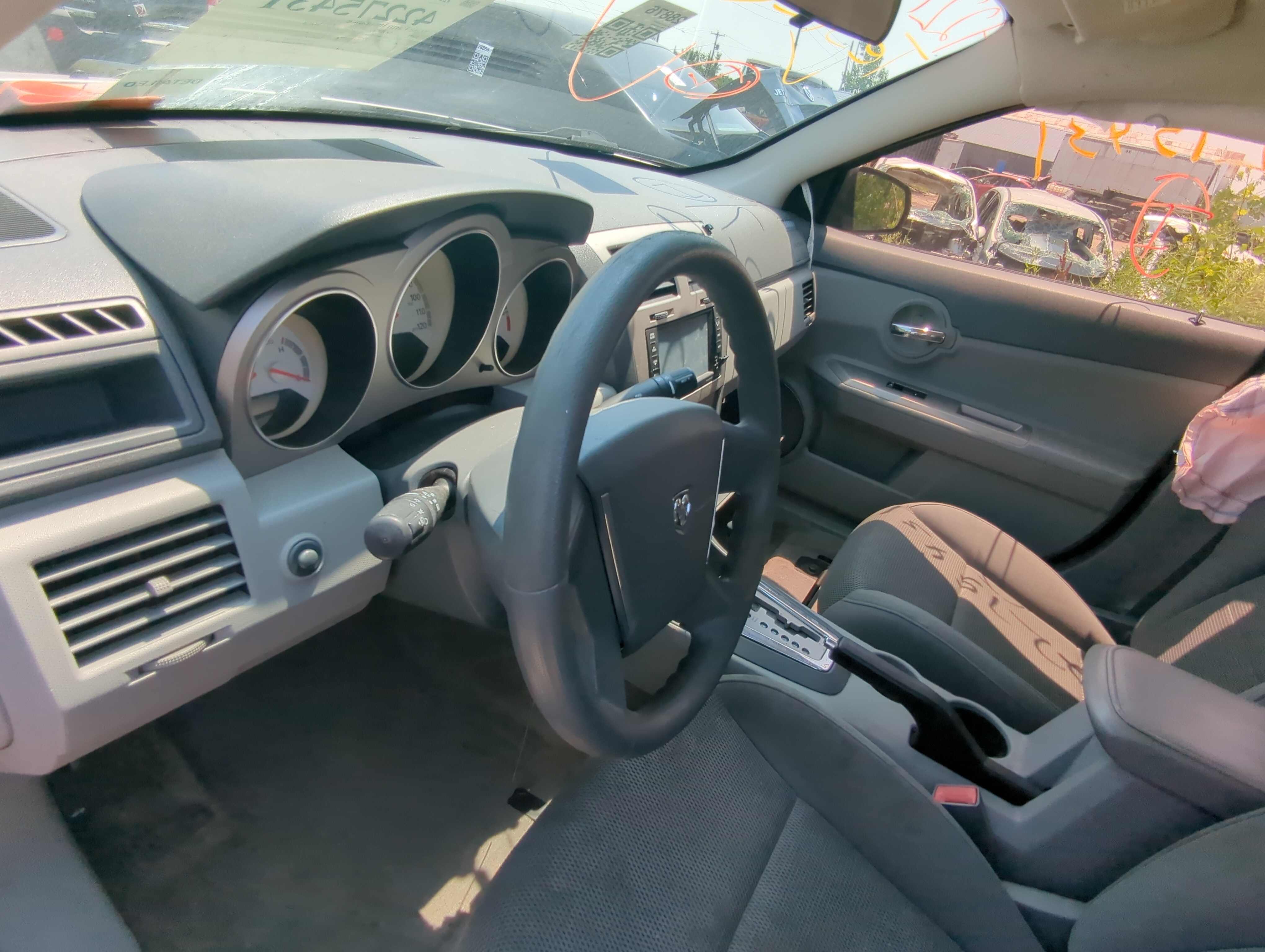 2008-2009 Dodge Avenger Air Bag Driver Left Steering Wheel Mounted Black 1092141 - Oemusedautoparts1.com