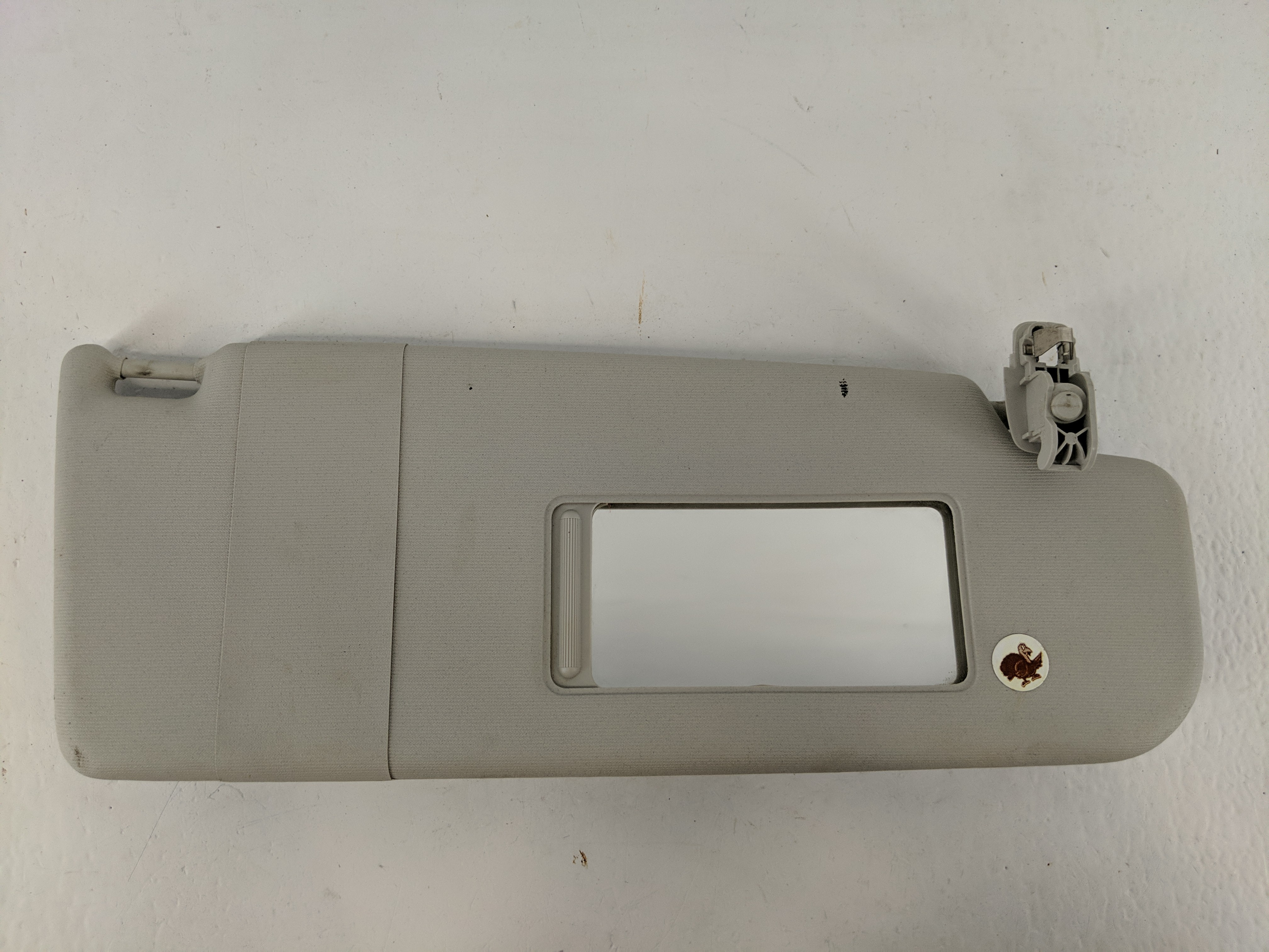 2010-2017 Gmc Terrain Passenger Sun Visor Mirror Right Sunvisor Grey 1092779 - Oemusedautoparts1.com