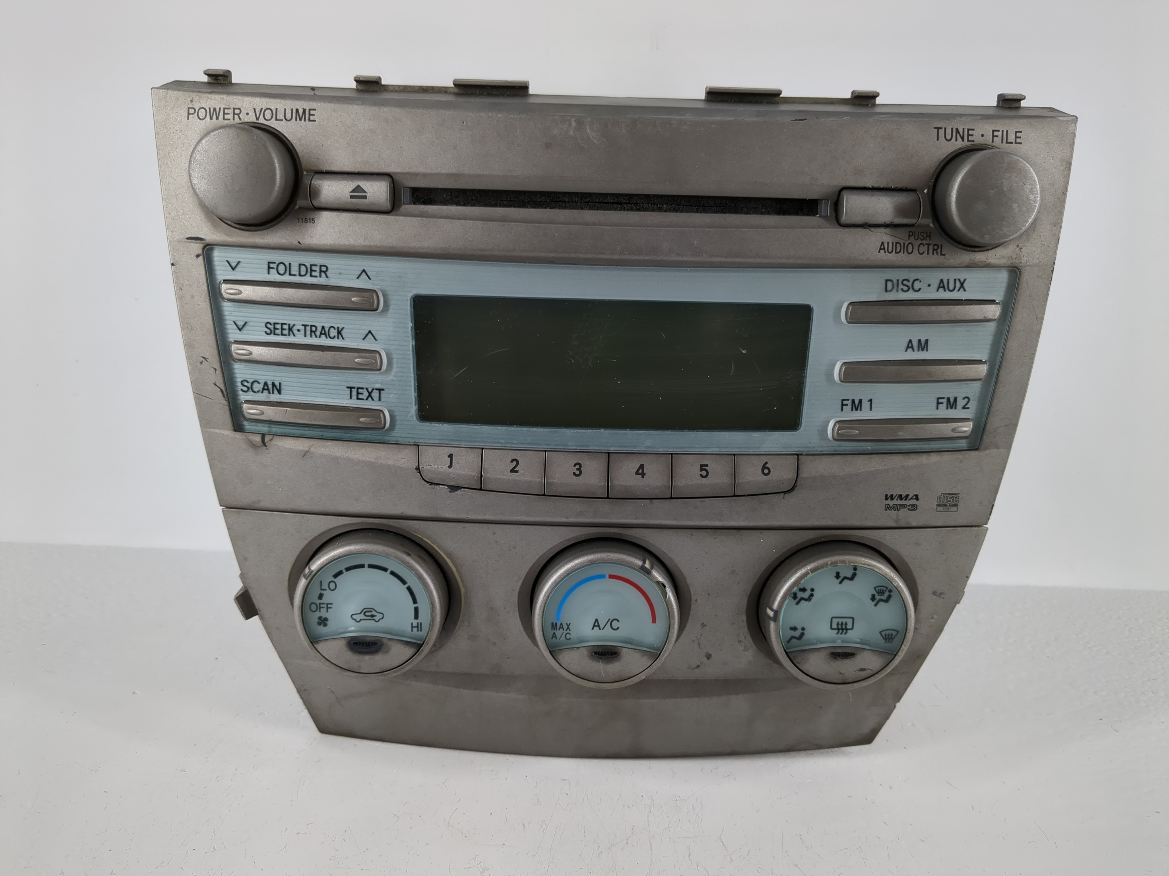 2007-2009 Toyota Camry Am Fm Cd Player Radio Receiver 1092837 - Oemusedautoparts1.com