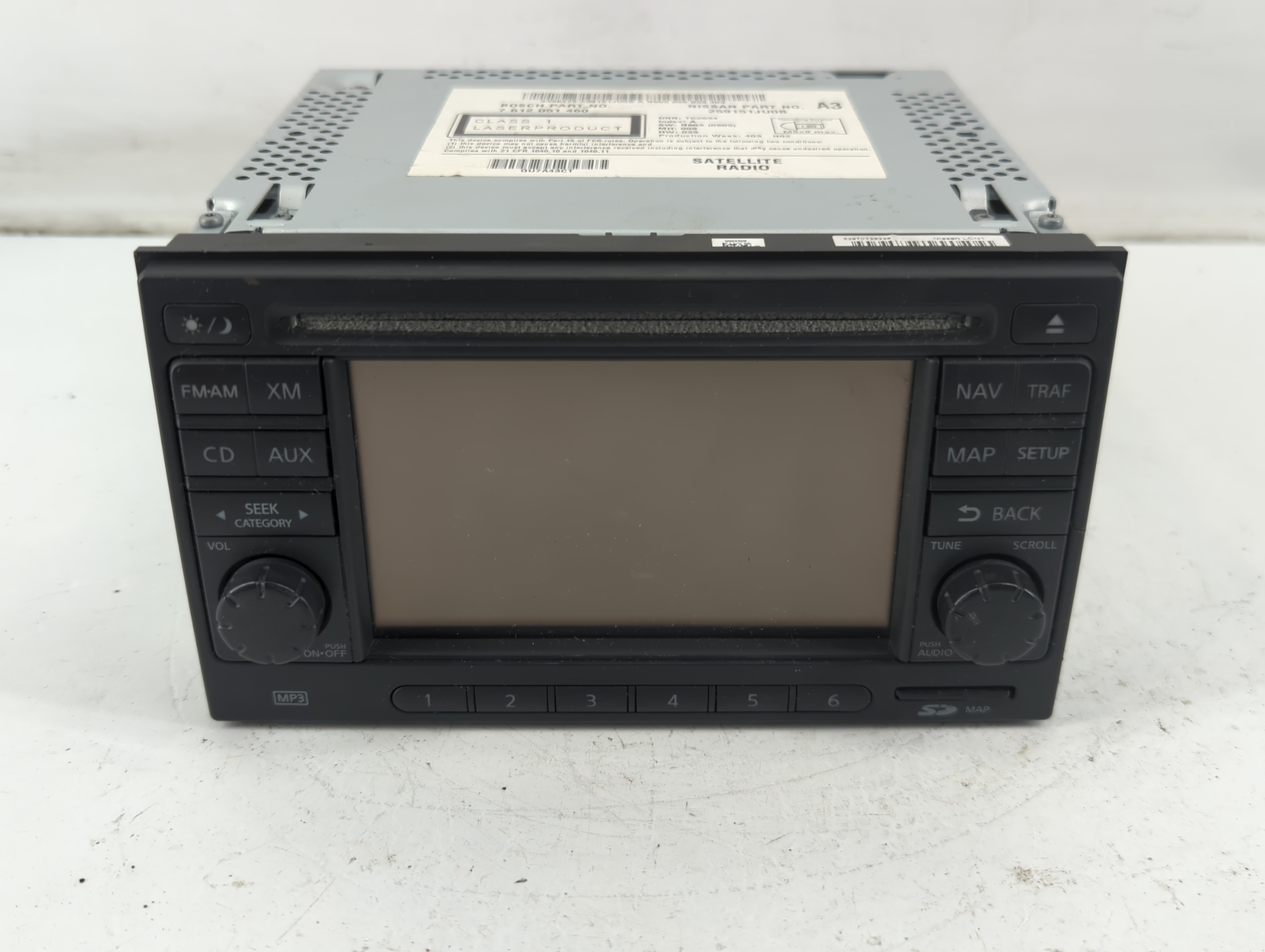 2012-2014 Nissan Juke Am Fm Cd Player Radio Receiver 1093045 - Oemusedautoparts1.com