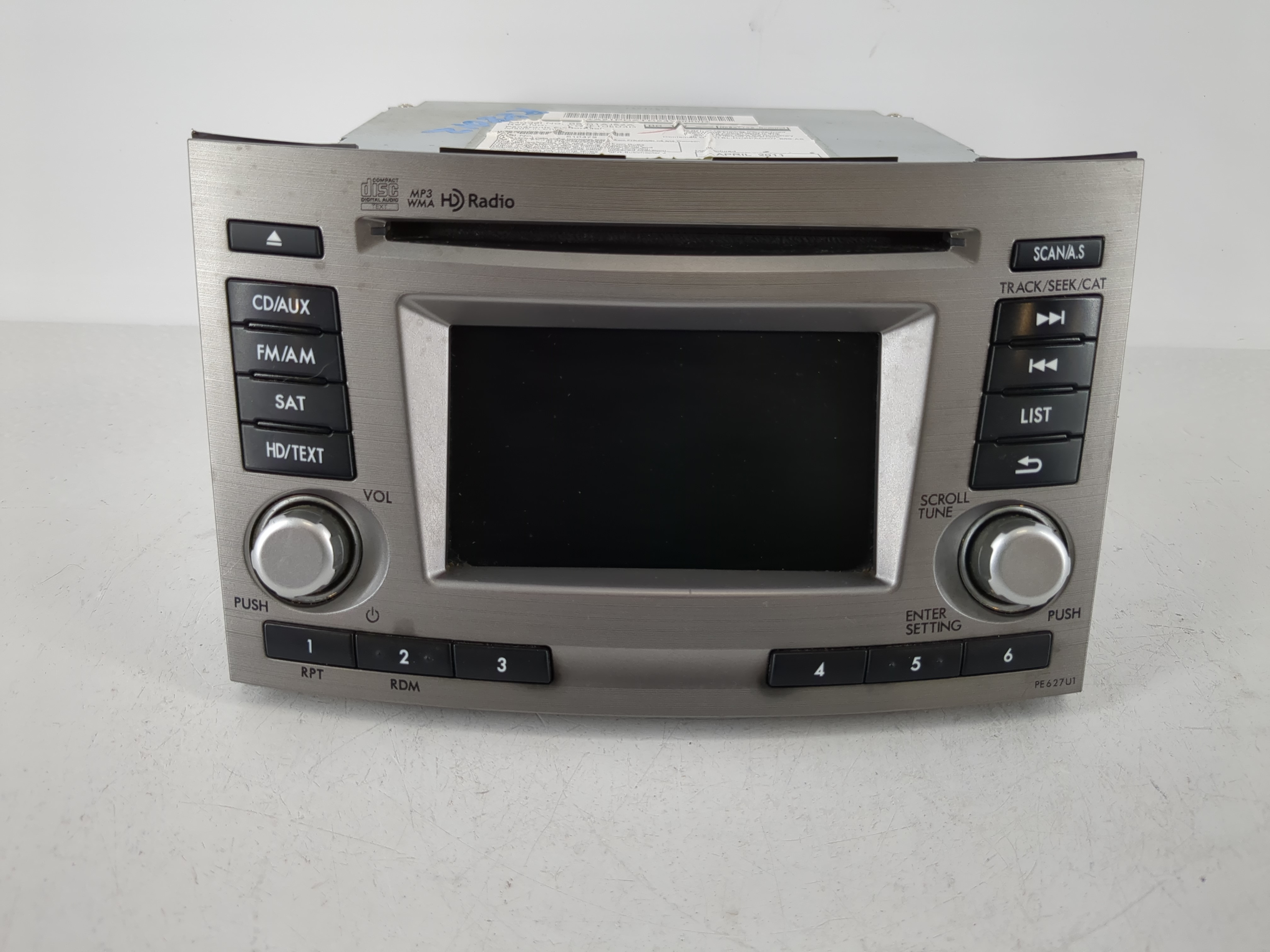 2012-2012 Subaru Legacy Am Fm Cd Player Radio Receiver 1093618 - Oemusedautoparts1.com