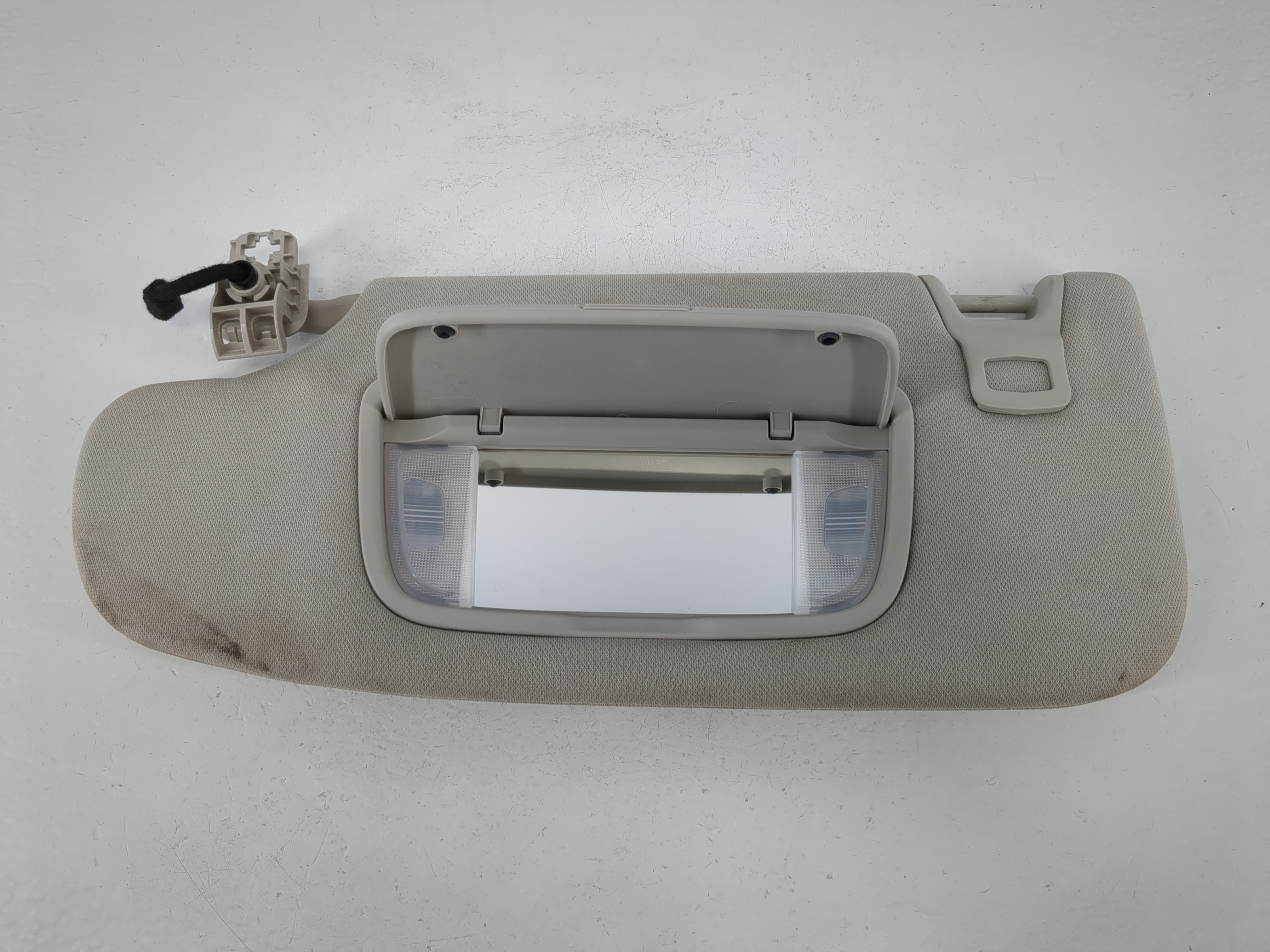 2013-2014 Ford Fusion Driver Sun Visor Mirror Left Sunvisor Light Gray 1094597 - Oemusedautoparts1.com