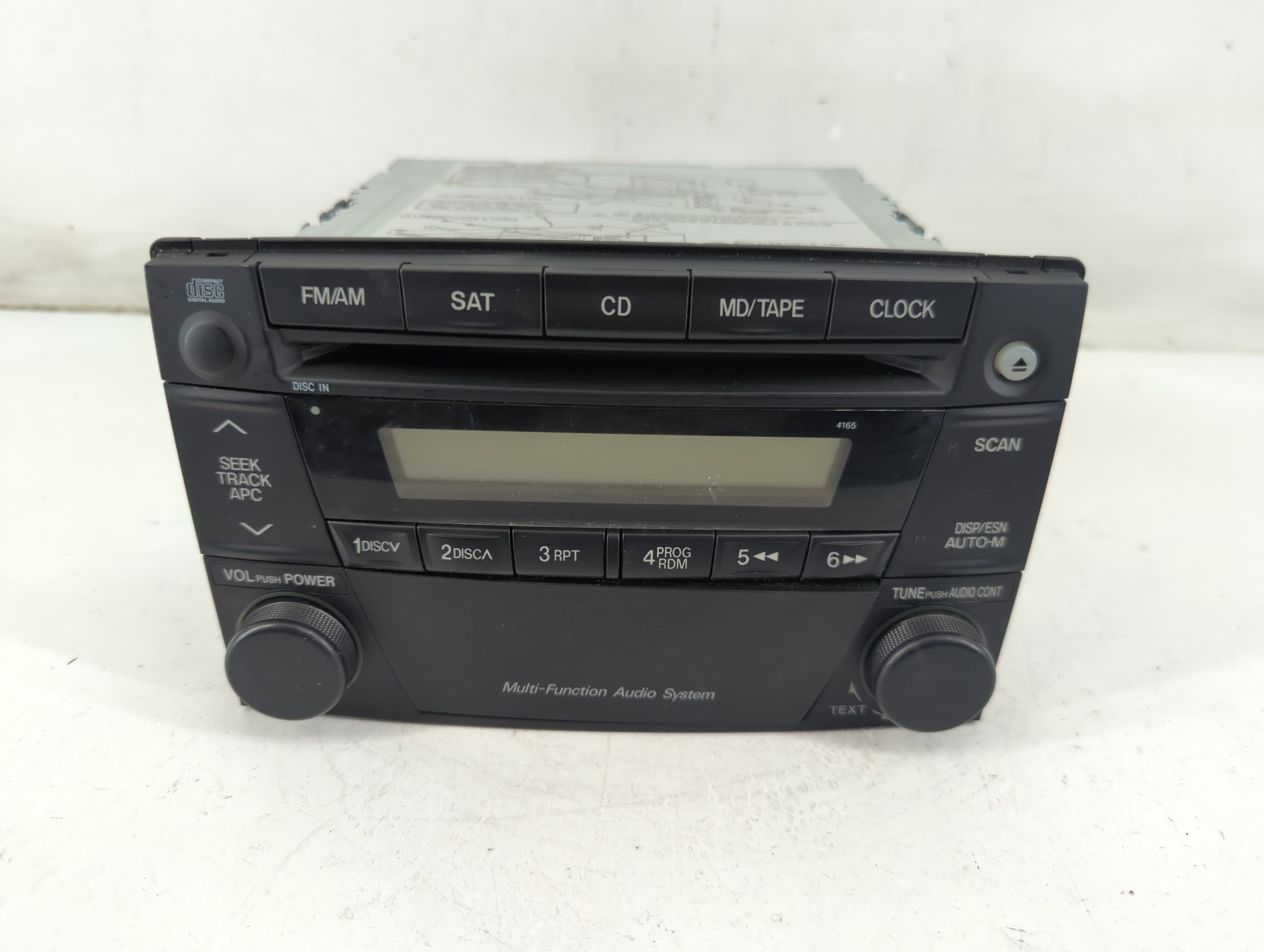 2004-2006 Mazda Mpv Am Fm Cd Player Radio Receiver 1094615 - Oemusedautoparts1.com