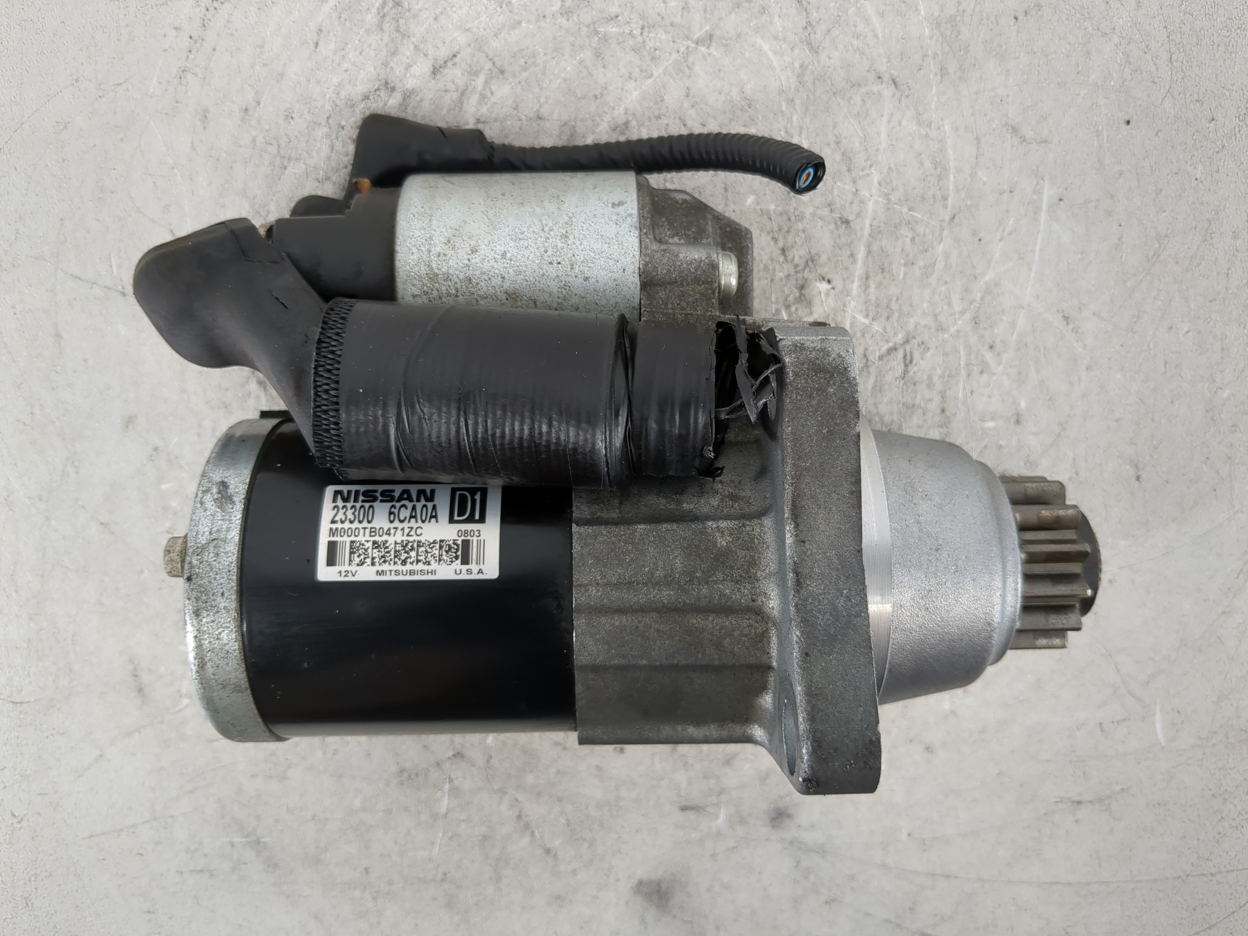Picture of 2019-2022 Nissan Altima Car Starter Motor Solenoid Oem 1095318