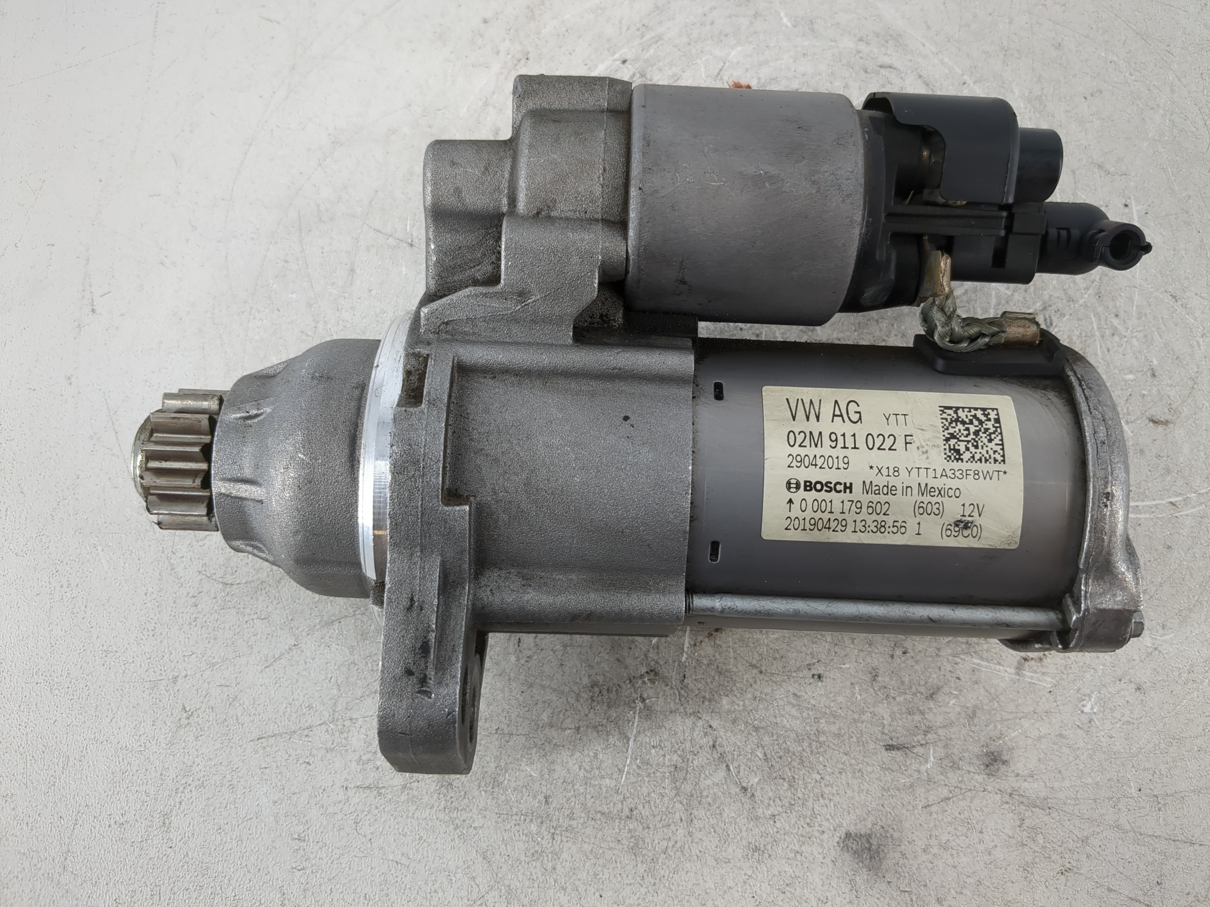 2021-2022 Volkswagen Tiguan Car Starter Motor Solenoid Oem 1095343 - Oemusedautoparts1.com