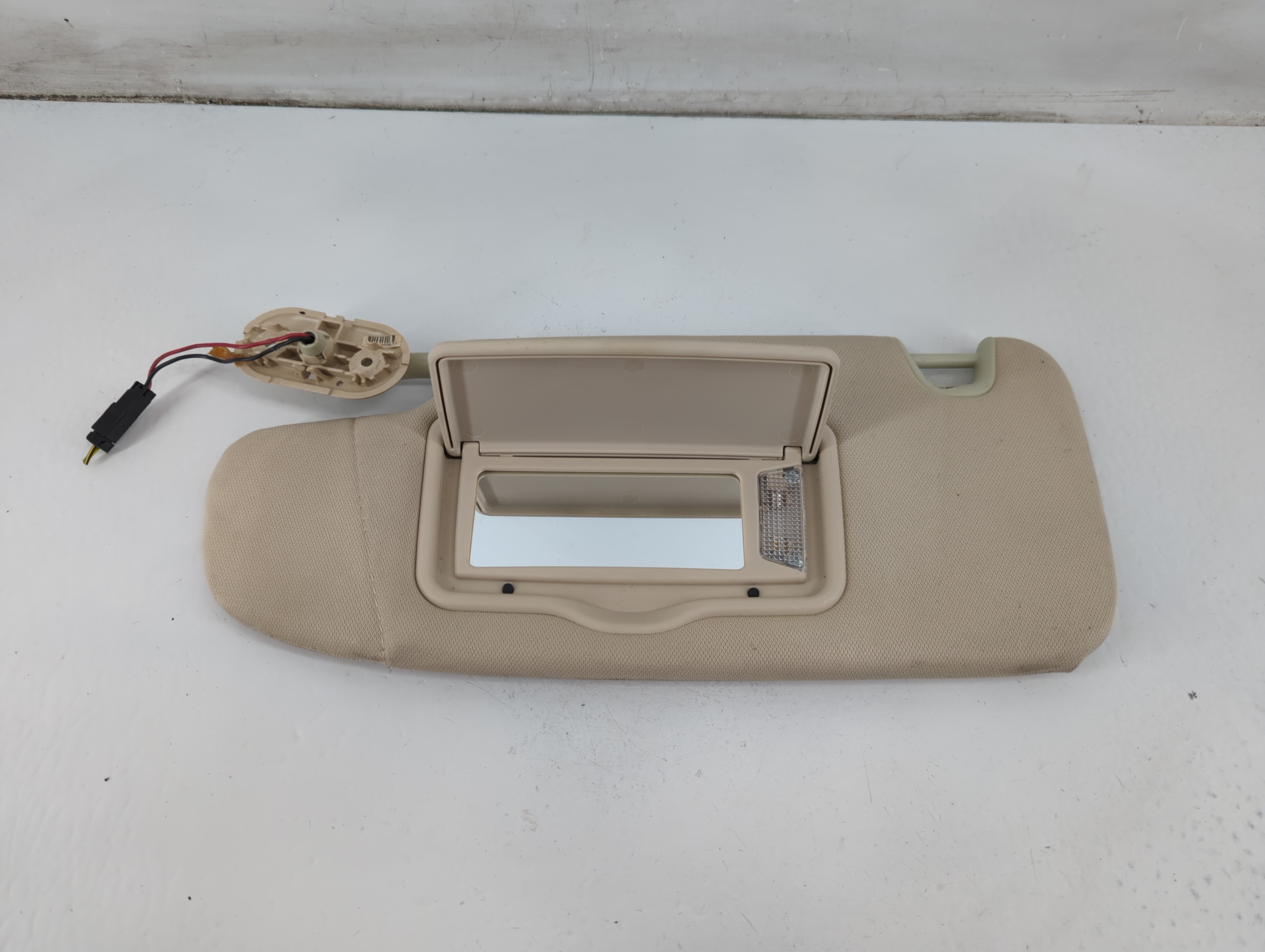 2007-2009 Lincoln Mkz Driver Sun Visor Mirror Left Sunvisor Light Beige 1095680 - Oemusedautoparts1.com