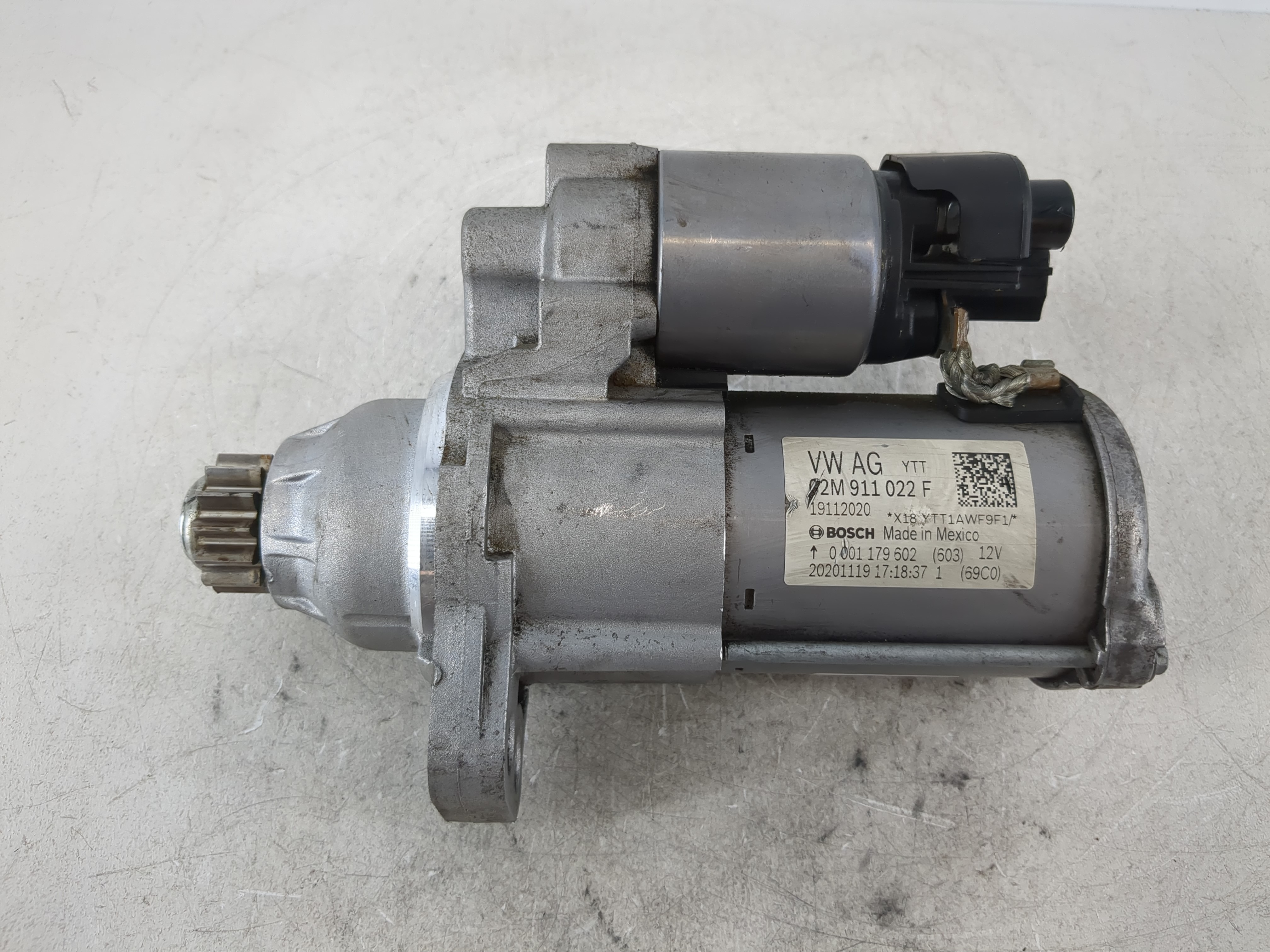 2018-2022 Volkswagen Tiguan Car Starter Motor Solenoid Oem 1096165 - Oemusedautoparts1.com