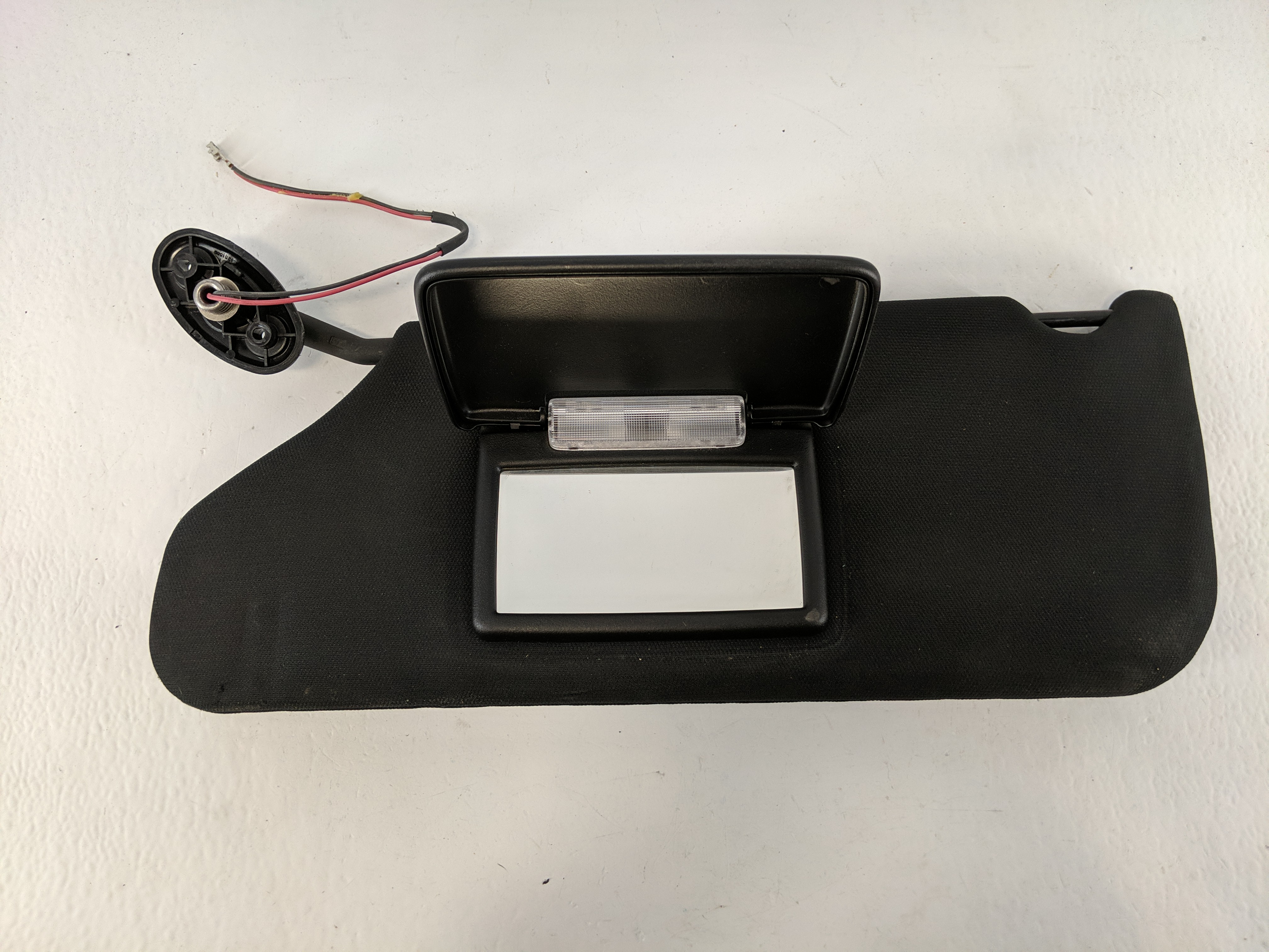 Picture of 2011-2014 Chrysler 200 Driver Sun Visor Mirror Left Sunvisor Black 1096456