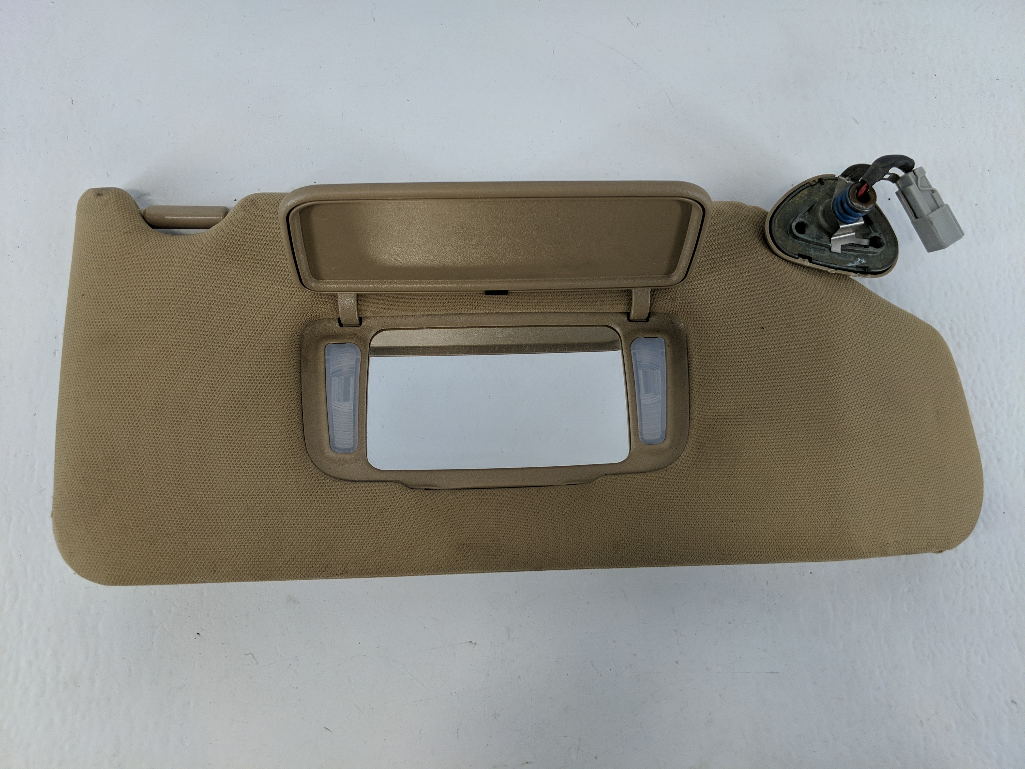 2003-2007 Honda Accord Passenger Sun Visor Mirror Right Sunvisor Tan 1096516 - Oemusedautoparts1.com