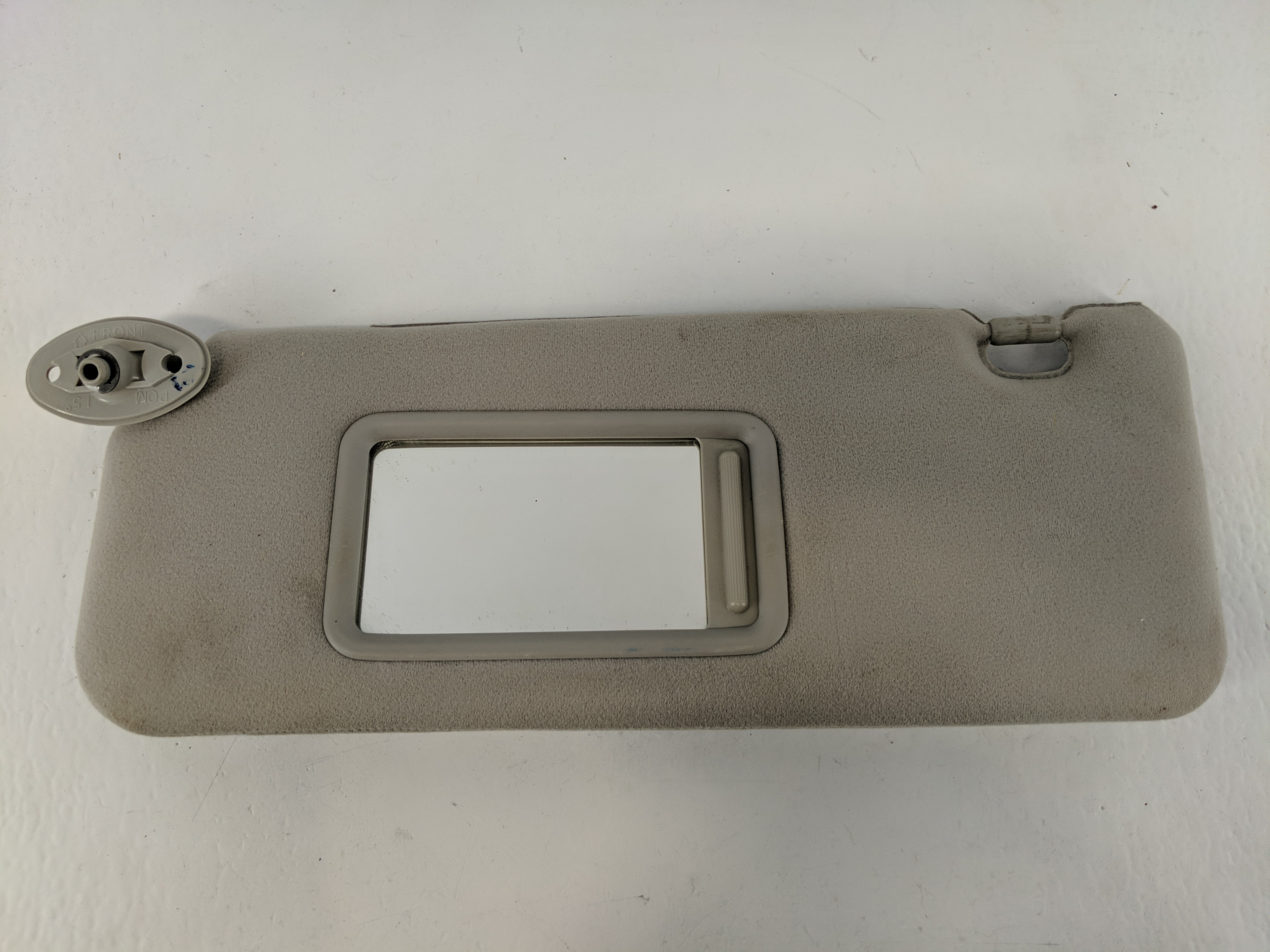 2005-2006 Scion Tc Driver Sun Visor Mirror Left Sunvisor Light Gray 1096598 - Oemusedautoparts1.com