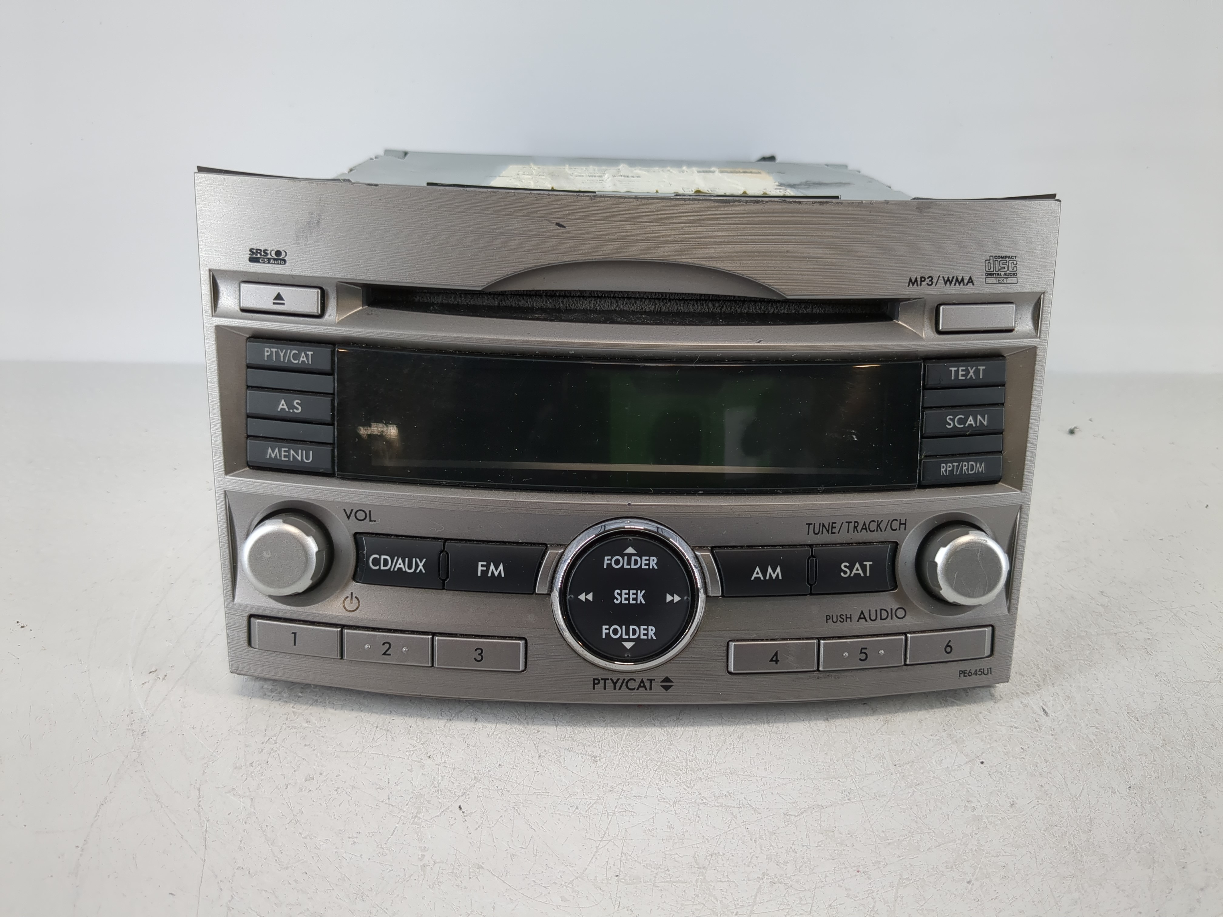 2010-2012 Subaru Legacy Am Fm Cd Player Radio Receiver 1096736 - Oemusedautoparts1.com
