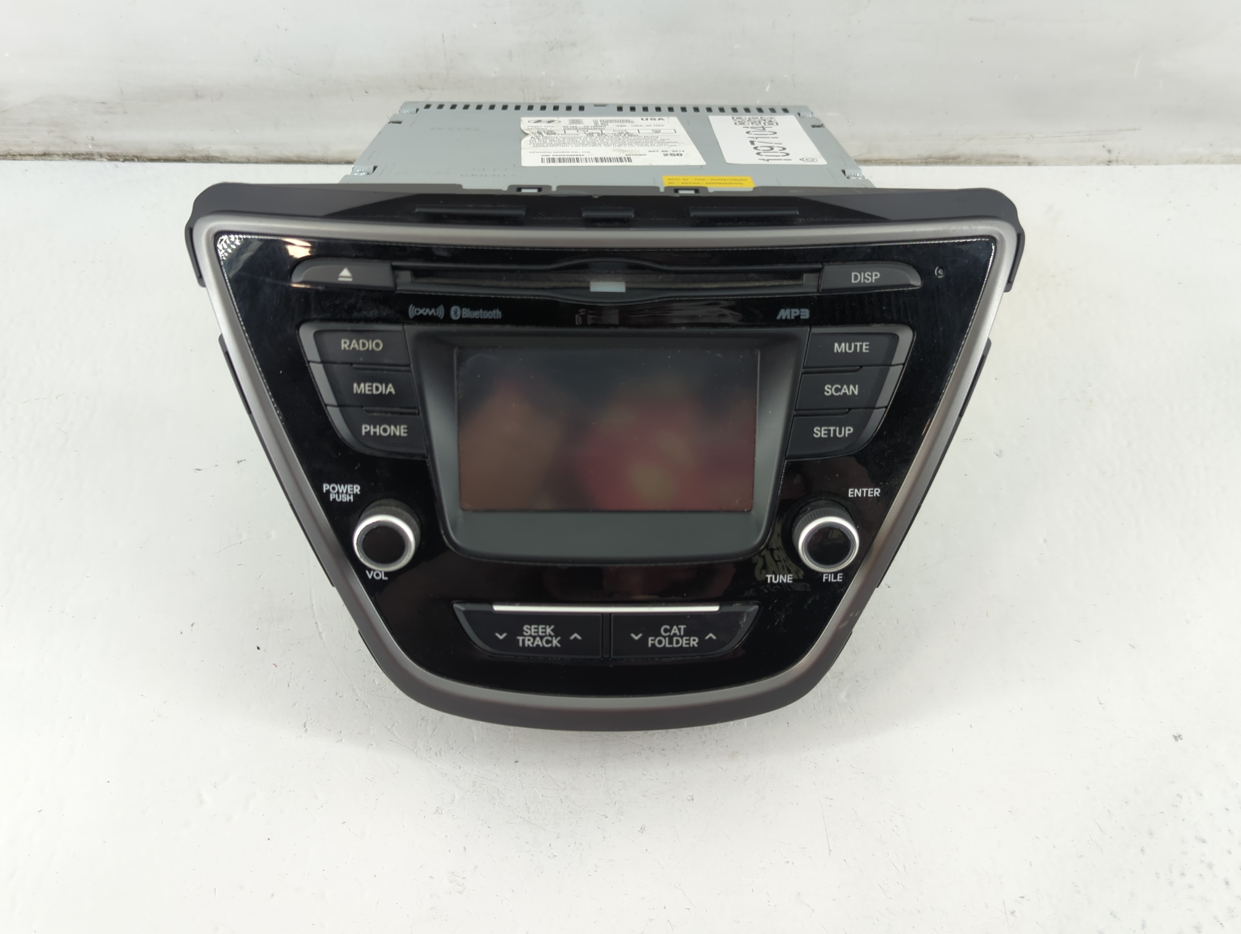 2014-2016 Hyundai Elantra Am Fm Cd Player Radio Receiver 1097104 - Oemusedautoparts1.com