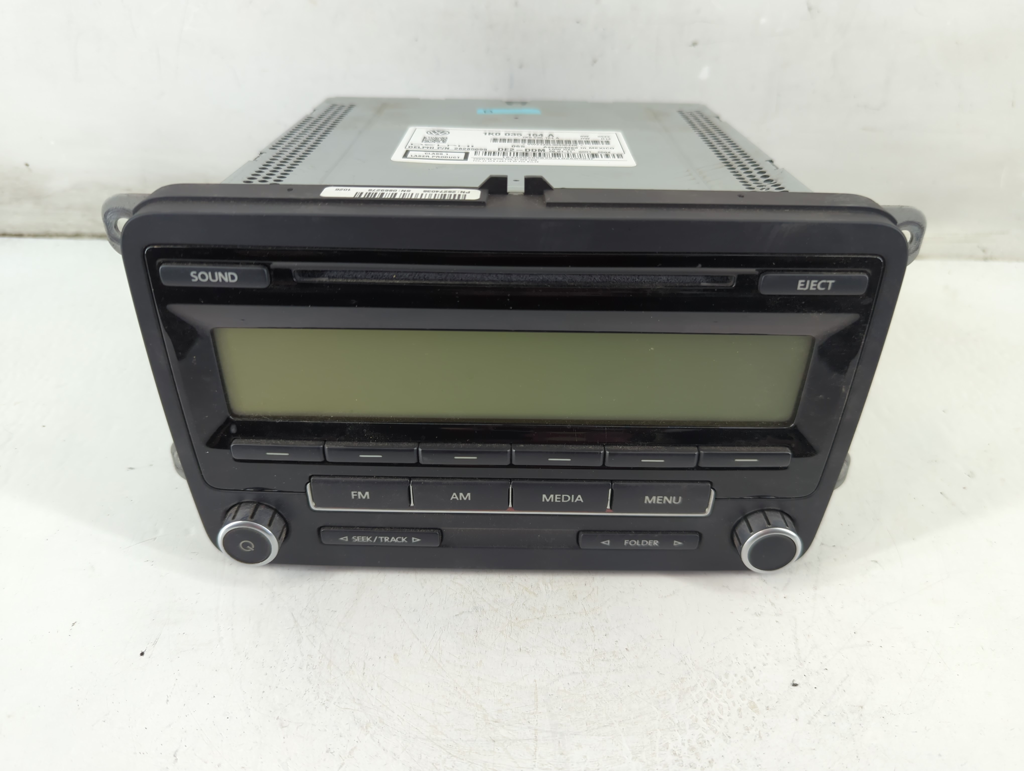 2011-2014 Volkswagen Jetta Am Fm Cd Player Radio Receiver 1097141 - Oemusedautoparts1.com
