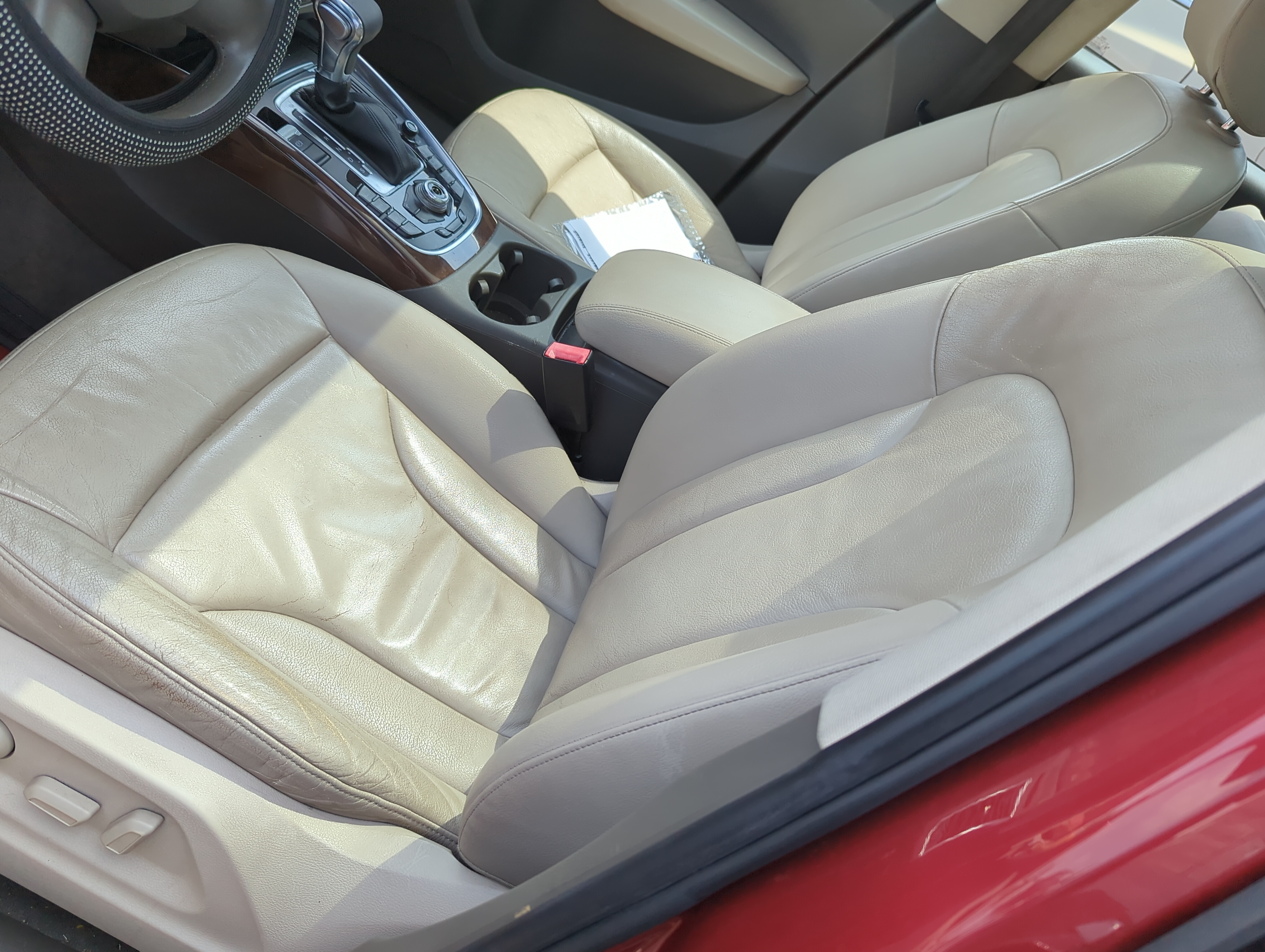 2009-2012 Audi Q5 Driver Front Seat Oem Beige 1097643 - Oemusedautoparts1.com