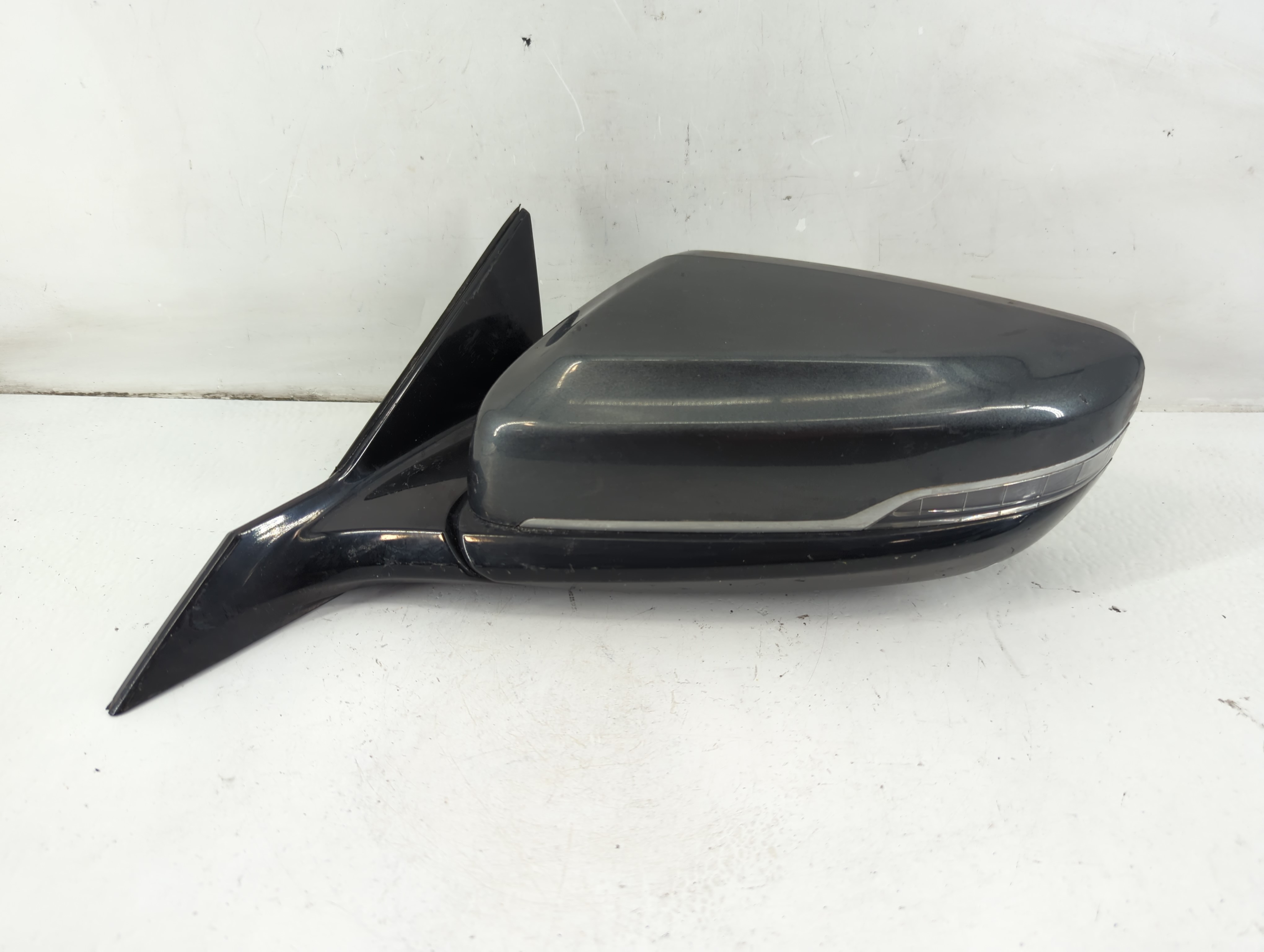 2012-2015 Cadillac Cts Driver Left Side View Power Door Mirror Black 1098600 - Oemusedautoparts1.com