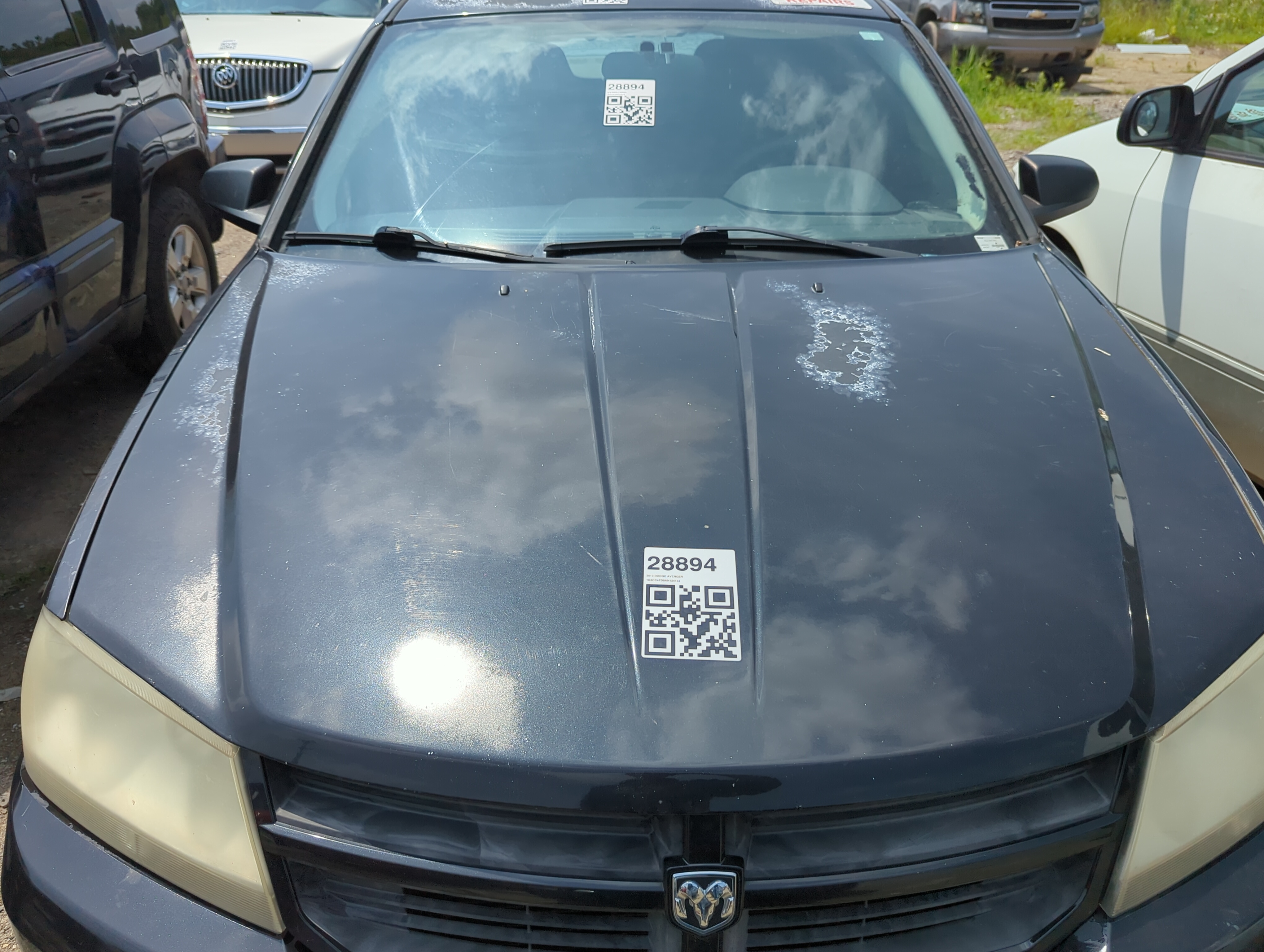 2008-2014 Dodge Avenger Hood Oem 1098655 - Oemusedautoparts1.com