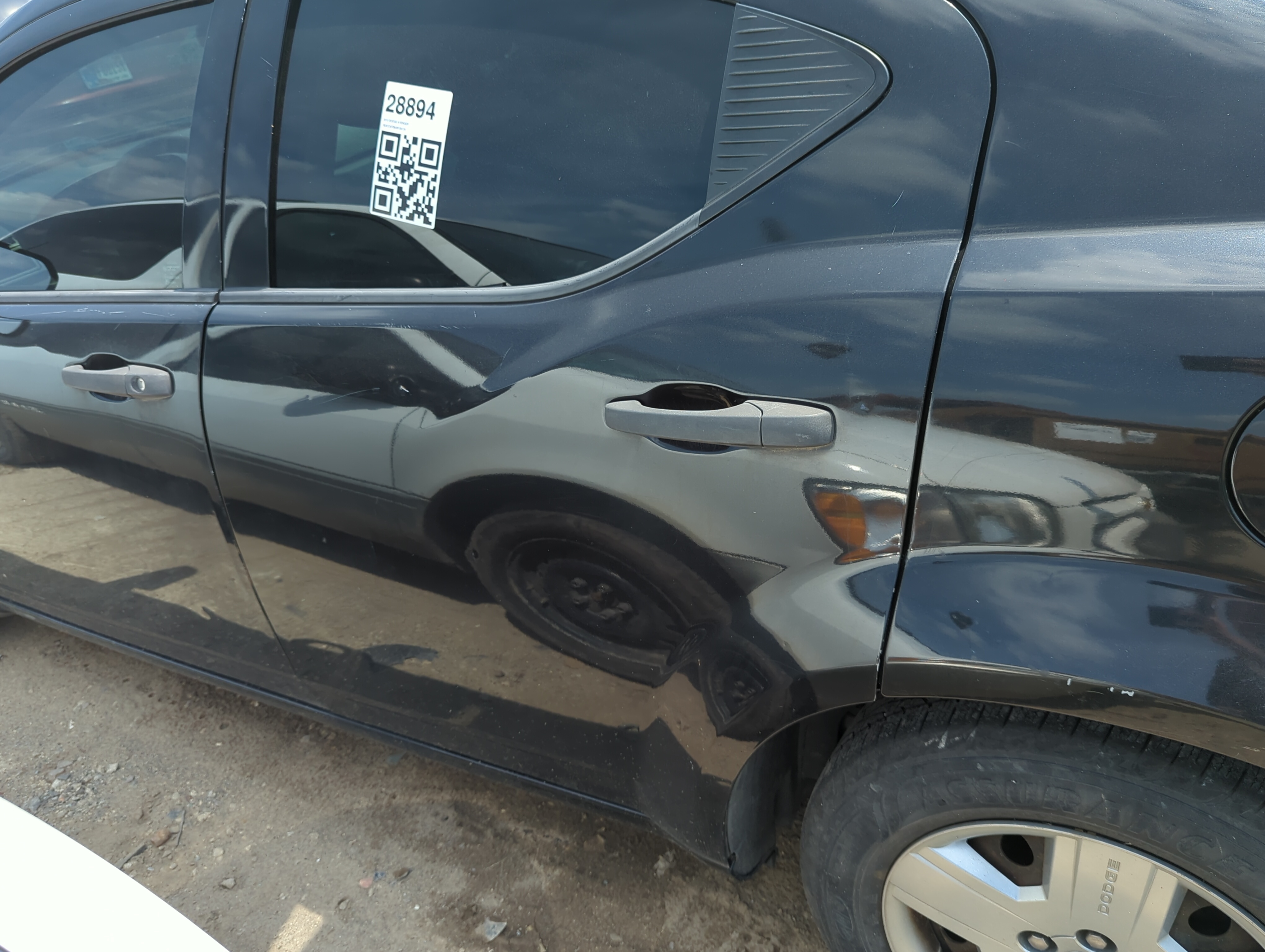Picture of 2008-2014 Dodge Avenger Driver Rear Door Oem 1098713