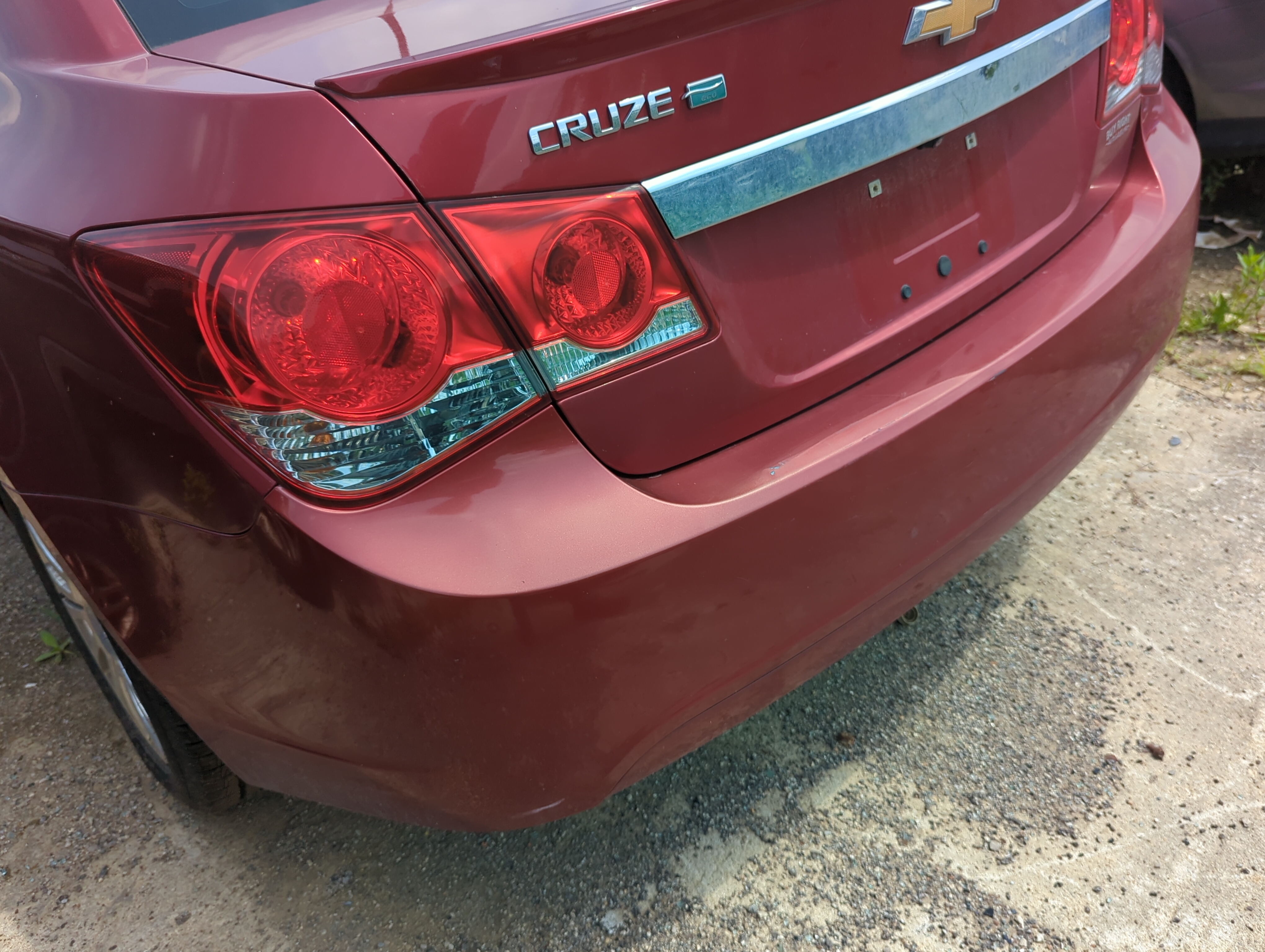 2011-2016 Chevrolet Cruze Rear Bumper Assembly Oem 1098969 - Oemusedautoparts1.com