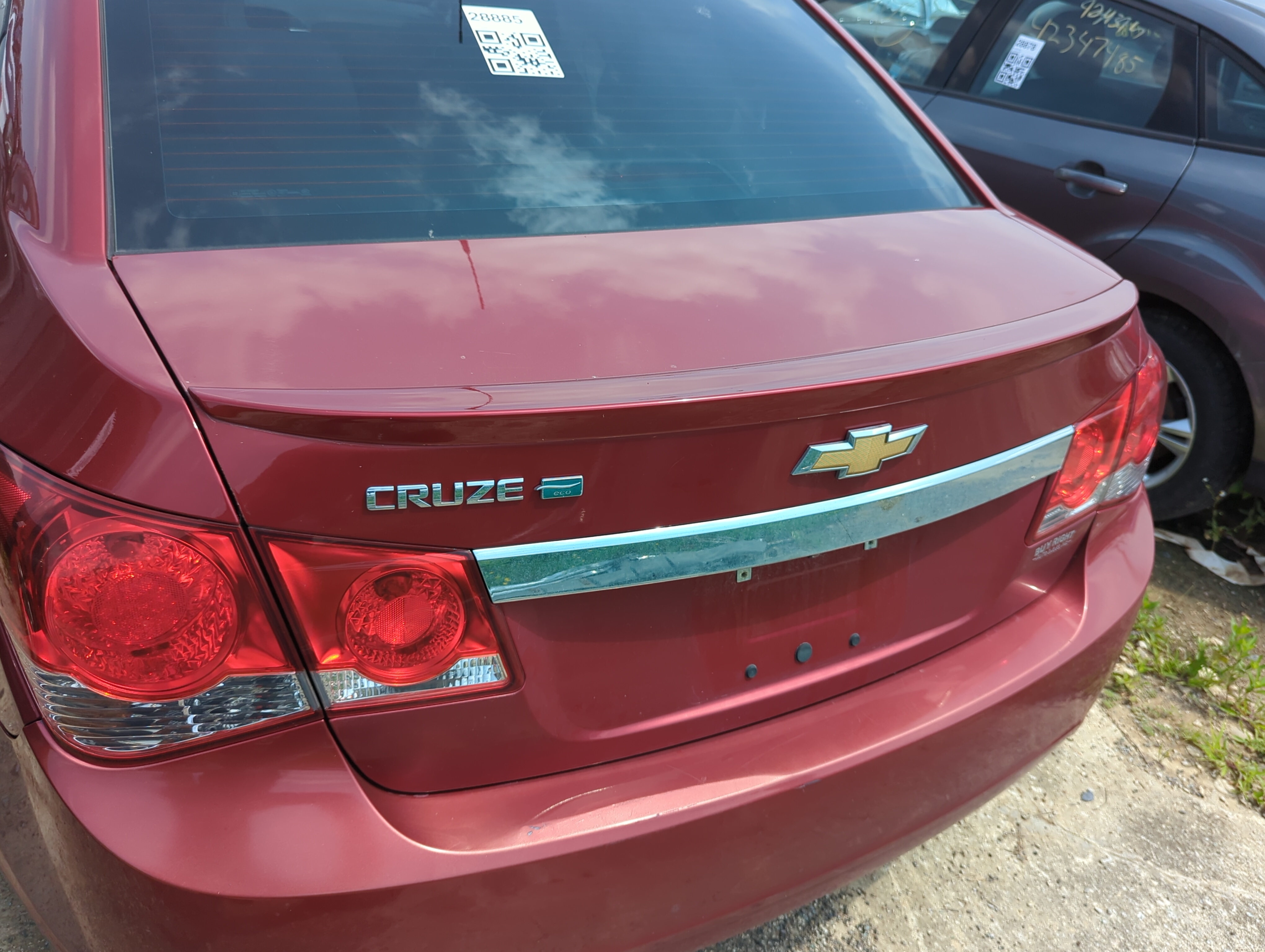 2011-2016 Chevrolet Cruze Trunk/decklid/hatch/tailgate Oem 1098971 - Oemusedautoparts1.com