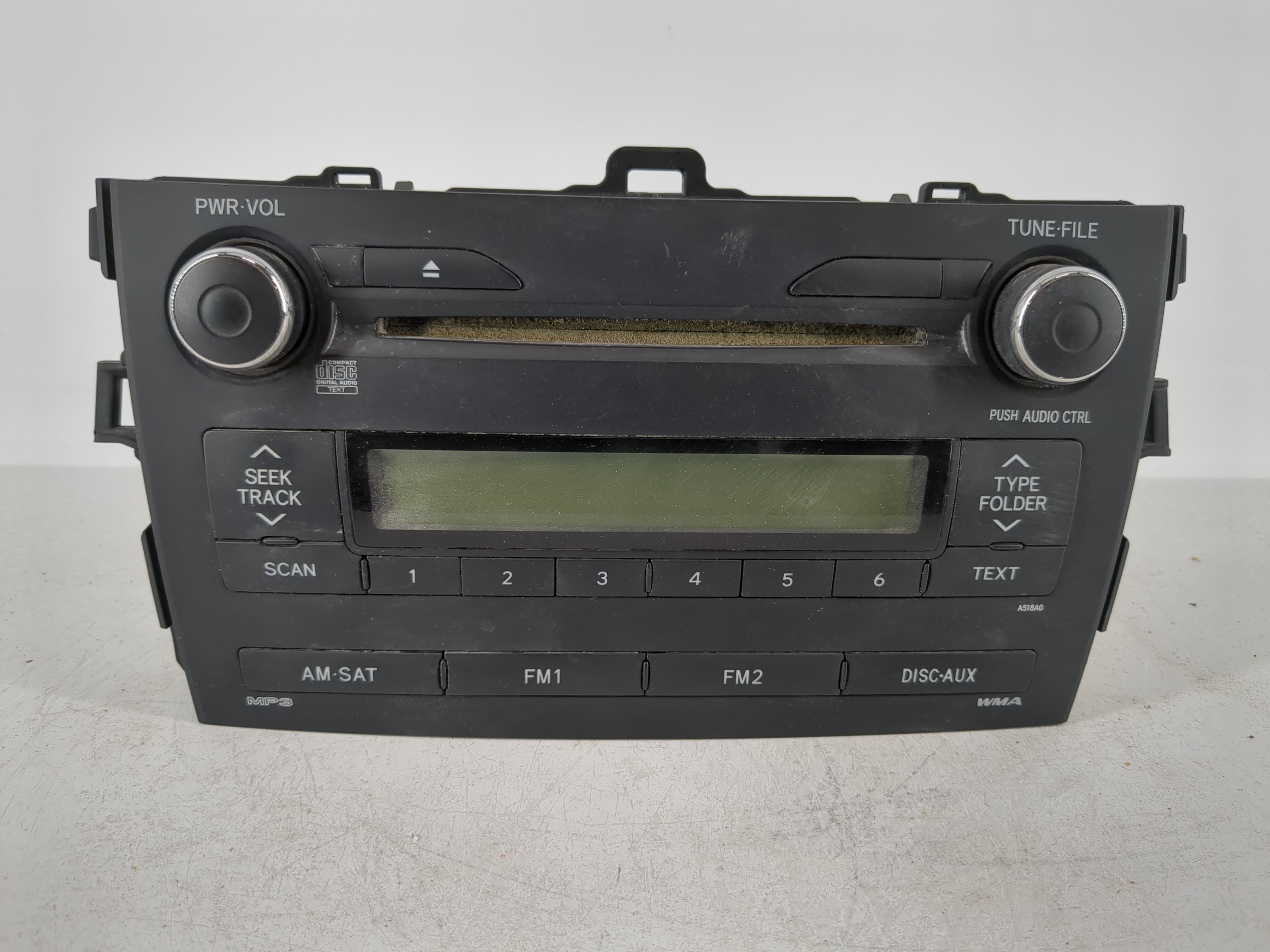 2009-2010 Toyota Corolla Am Fm Cd Player Radio Receiver 1099168 - Oemusedautoparts1.com