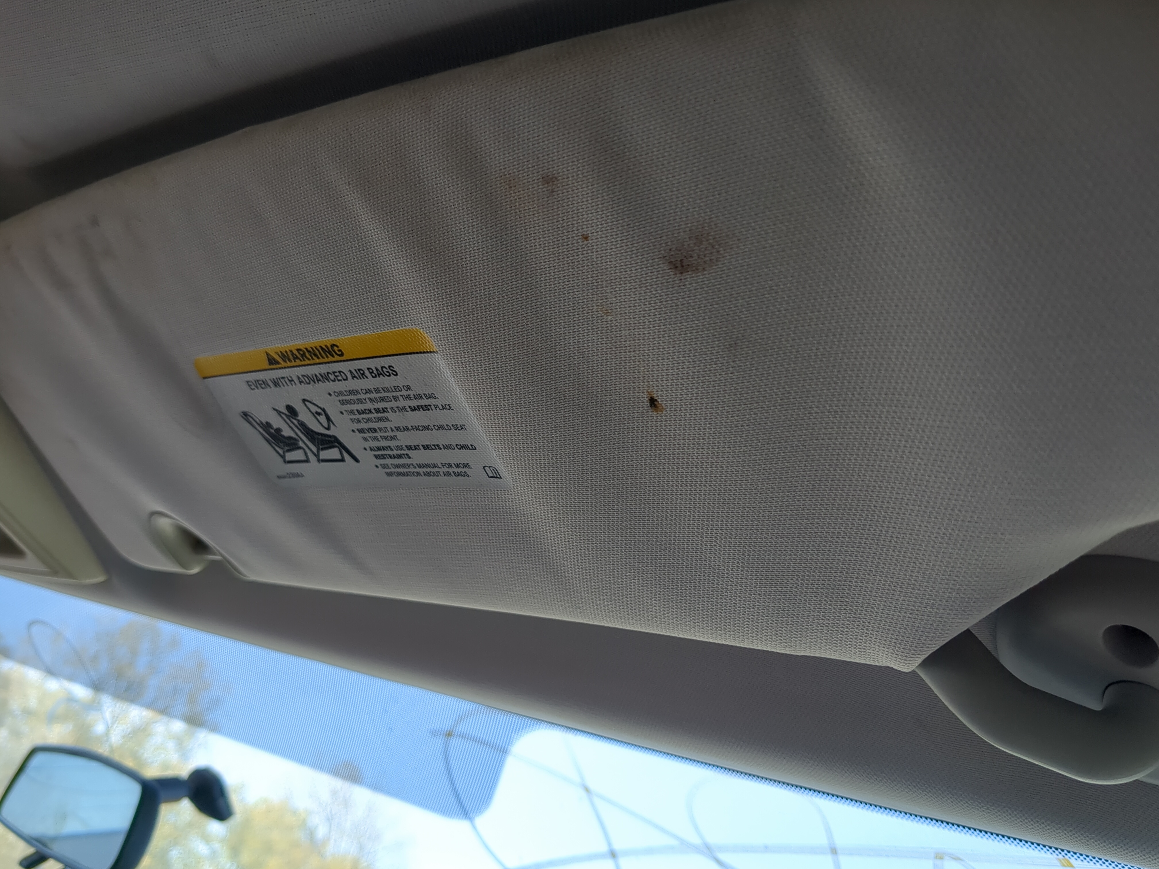 Picture of 2008-2010 Dodge Grand Caravan Passenger Sun Visor Mirror Right Sunvisor 1099213