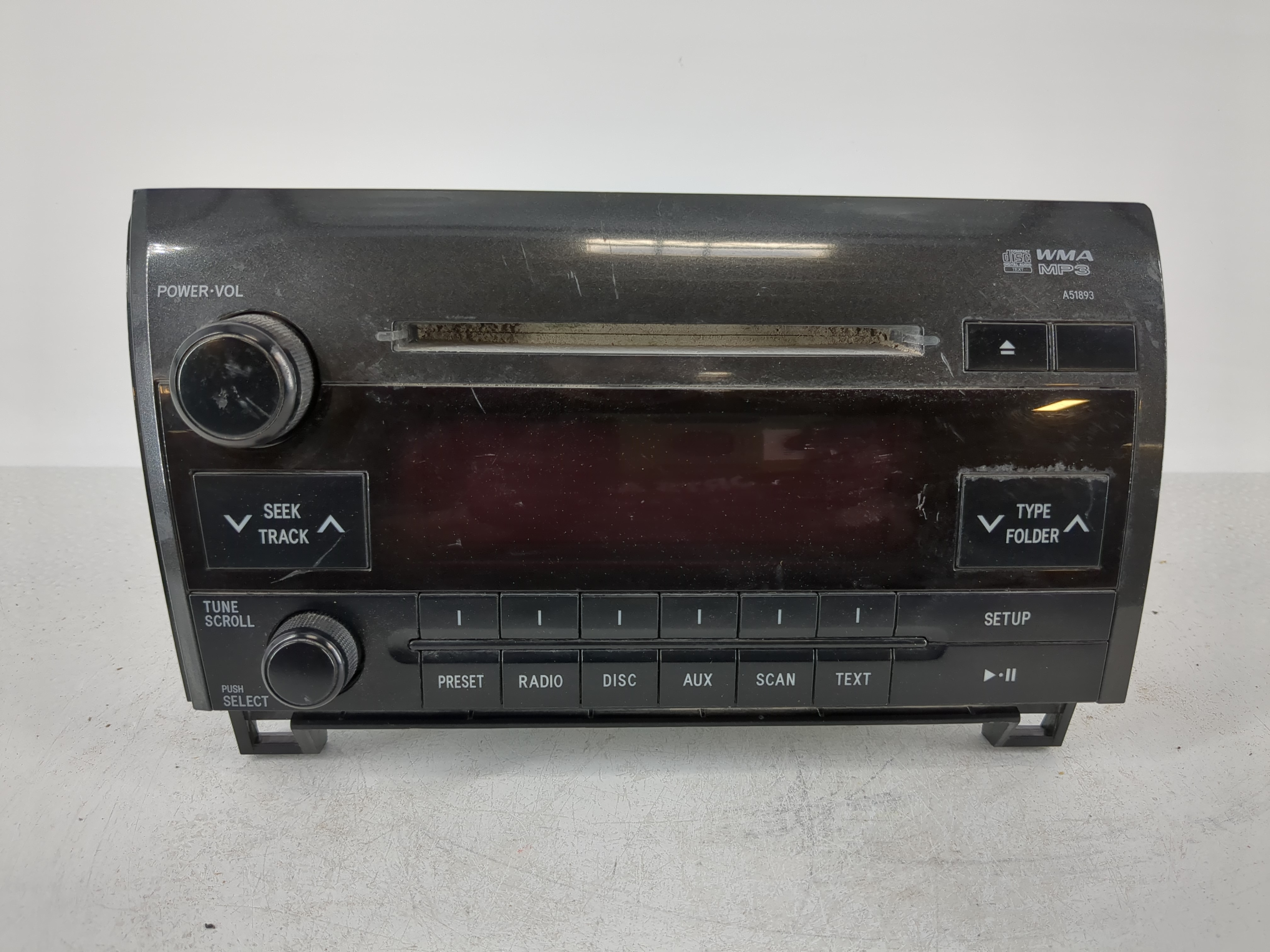 2010-2013 Toyota Tundra Am Fm Cd Player Radio Receiver 1099334 - Oemusedautoparts1.com