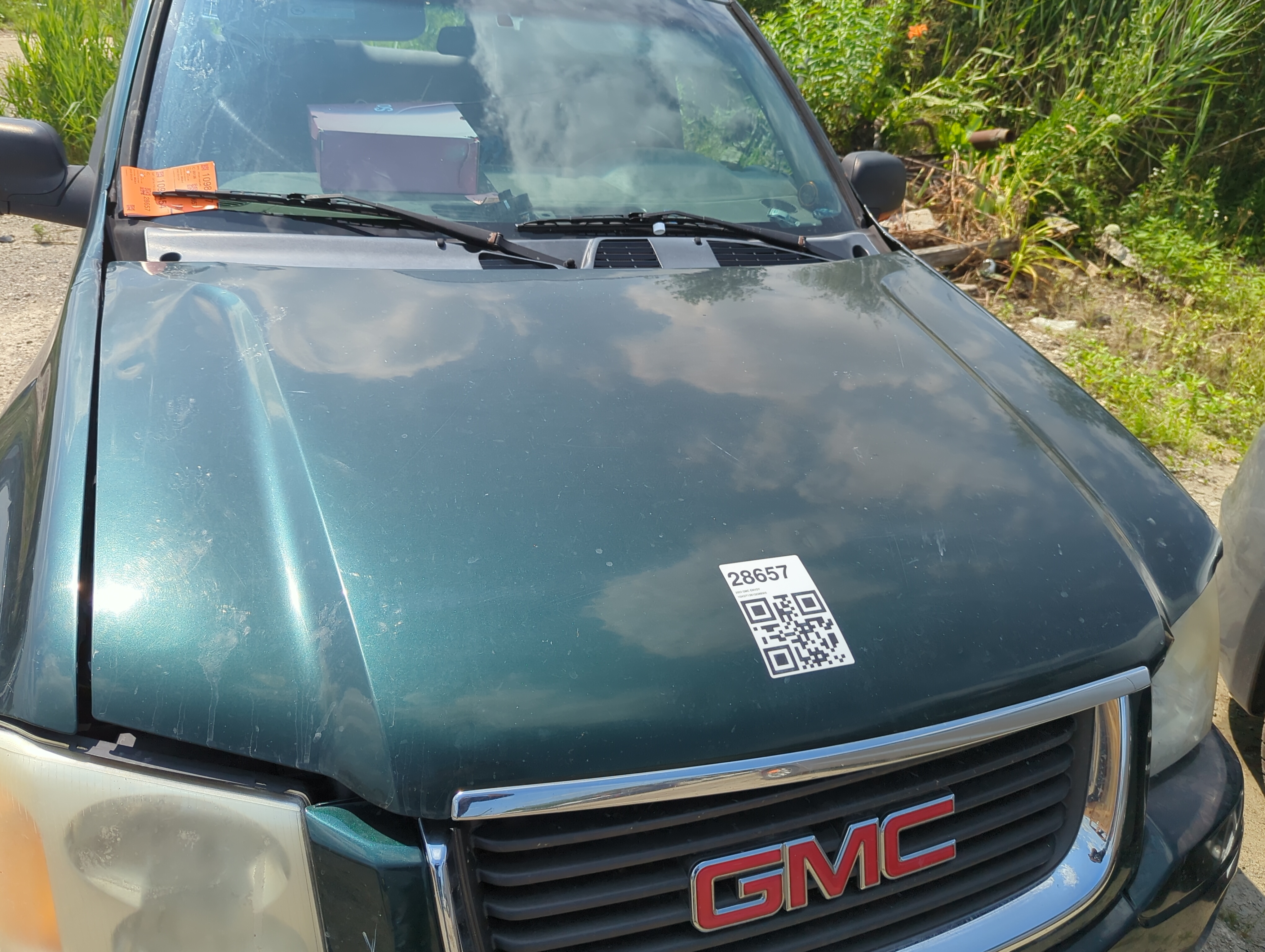 2002-2009 Gmc Envoy Hood Oem 1099462 - Oemusedautoparts1.com