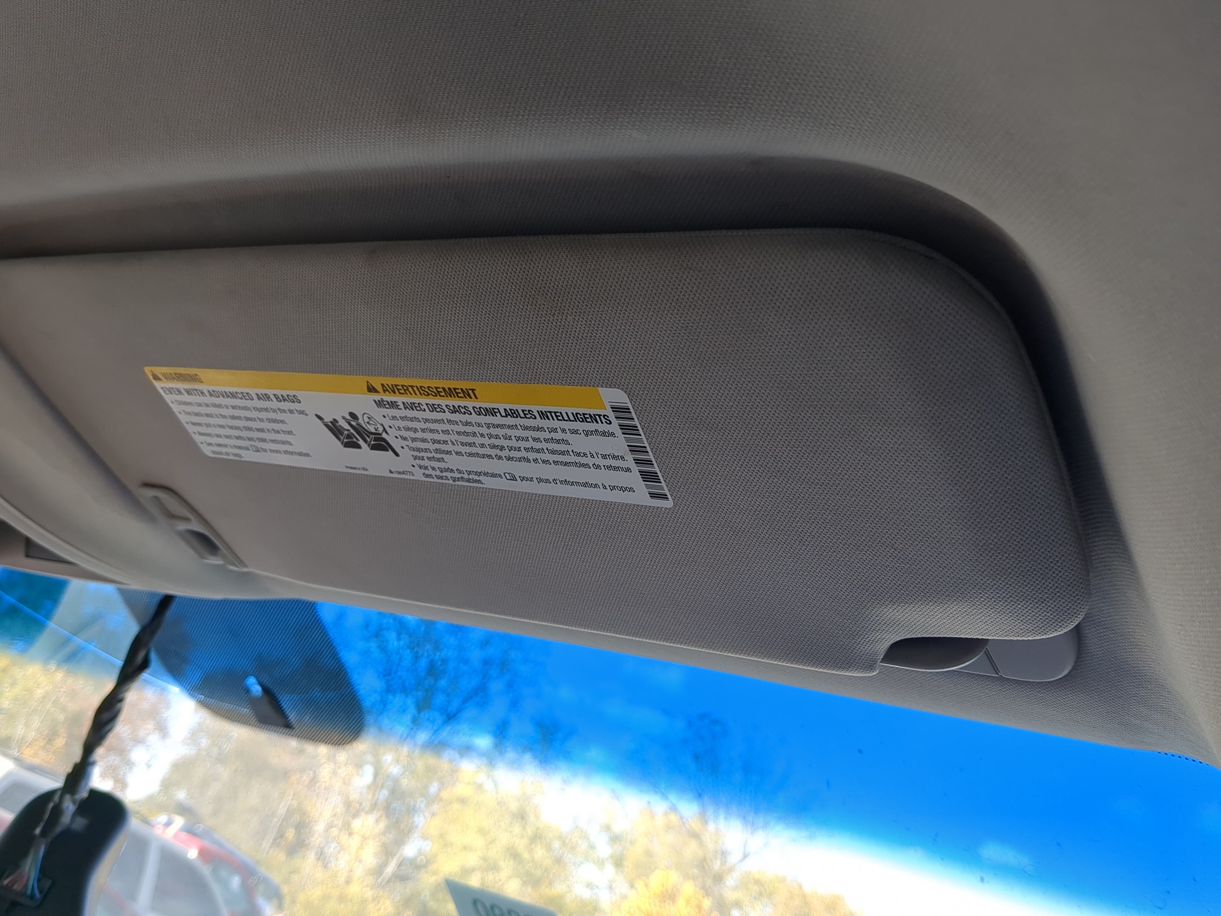 Picture of 2007-2014 Chevrolet Tahoe Passenger Sun Visor Mirror Right Sunvisor 1099650