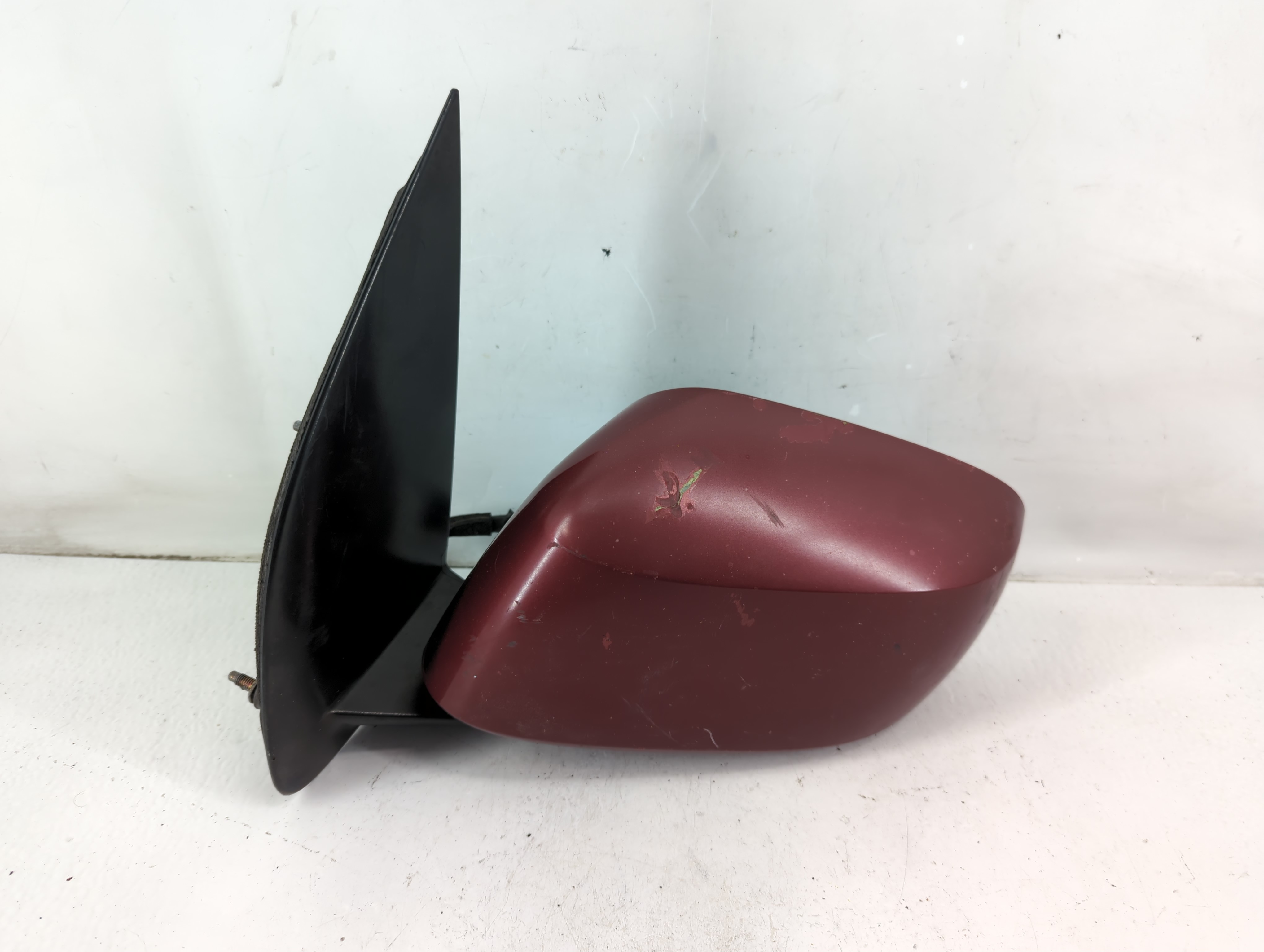 2005-2012 Nissan Pathfinder Driver Left Side View Power Door Mirror Red 1099786 - Oemusedautoparts1.com