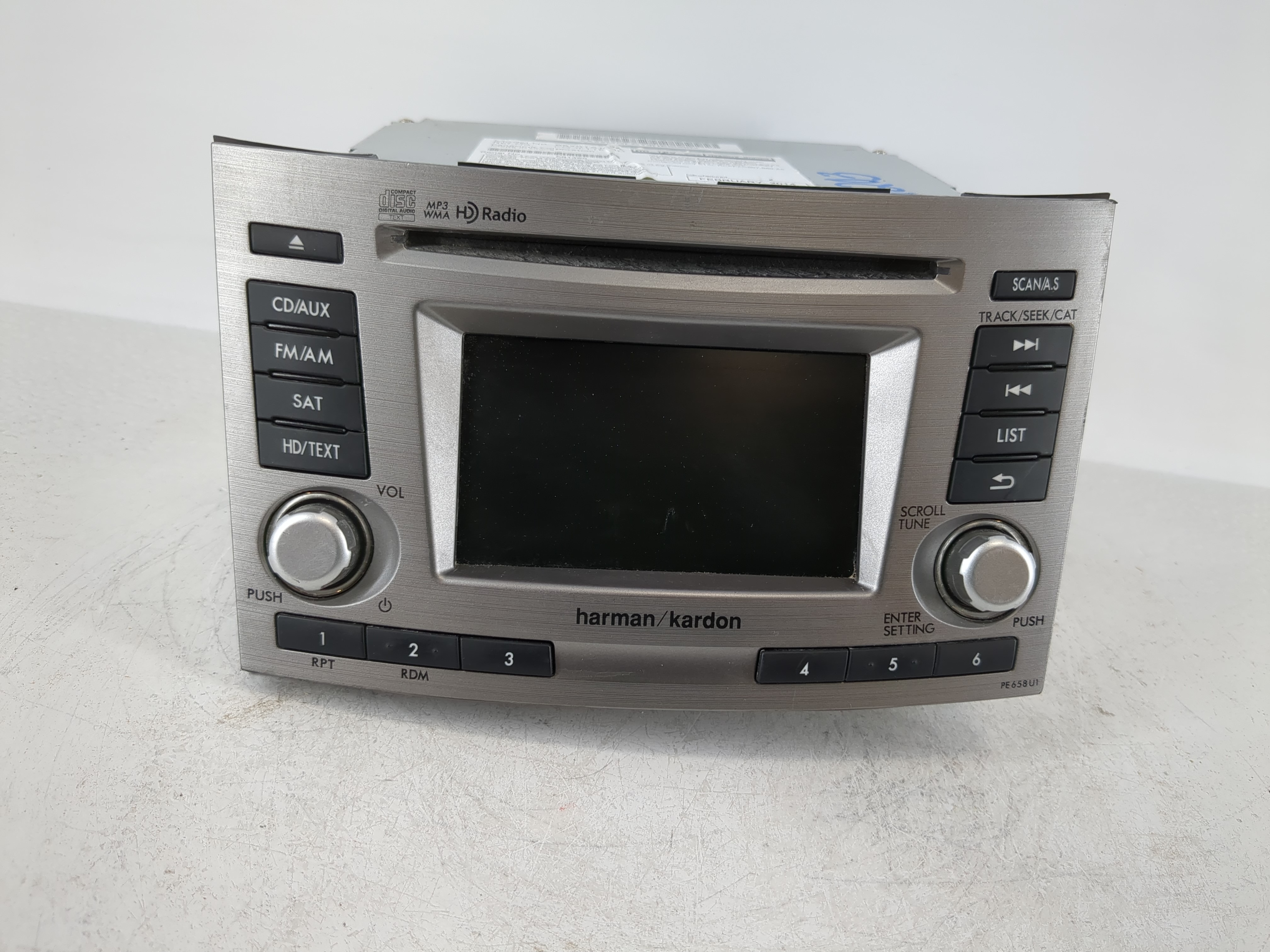 2014-2014 Subaru Legacy Am Fm Cd Player Radio Receiver 1099831 - Oemusedautoparts1.com