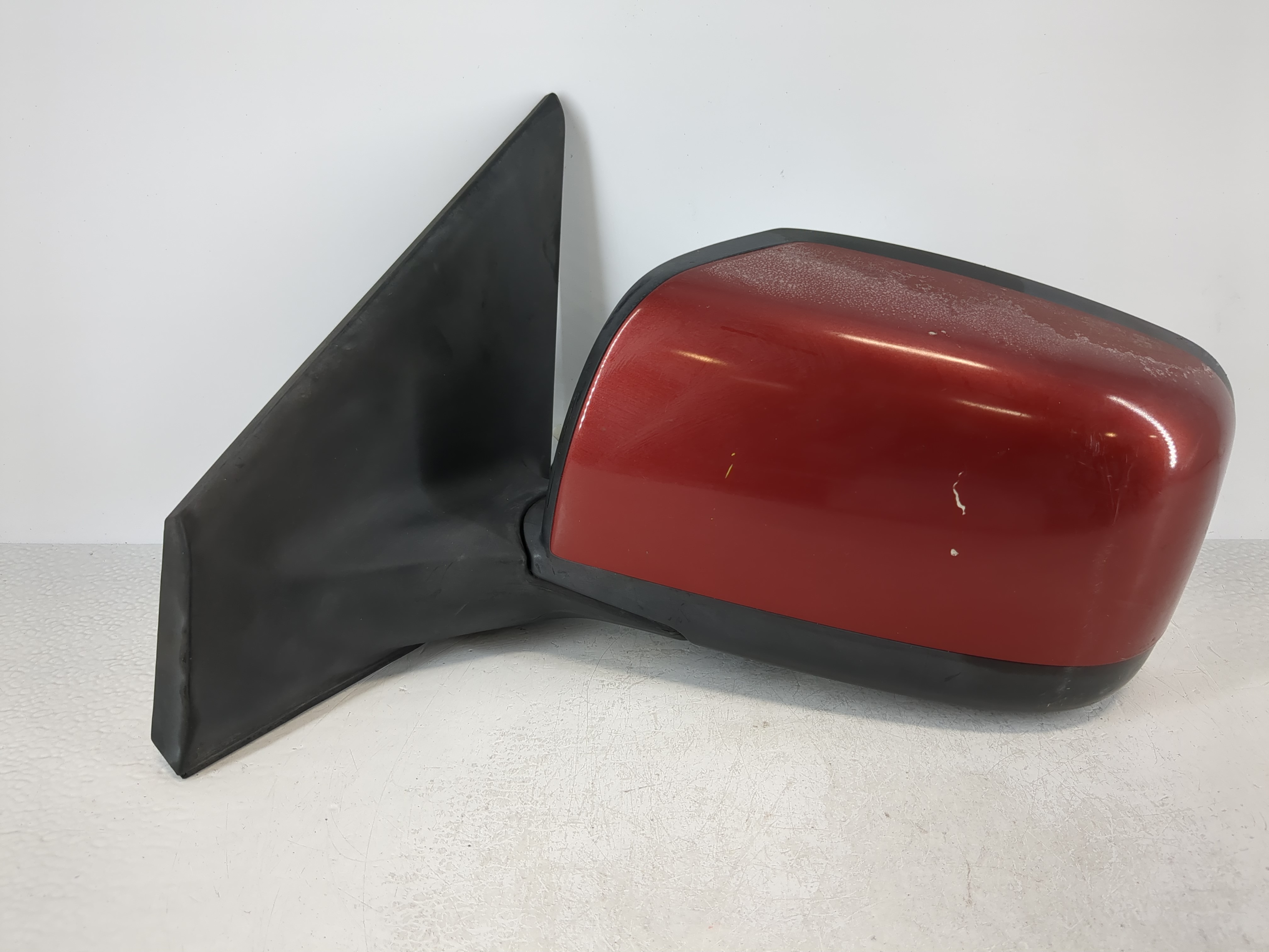 2008-2015 Nissan Rogue Driver Left Side View Power Door Mirror Red 1099894 - Oemusedautoparts1.com
