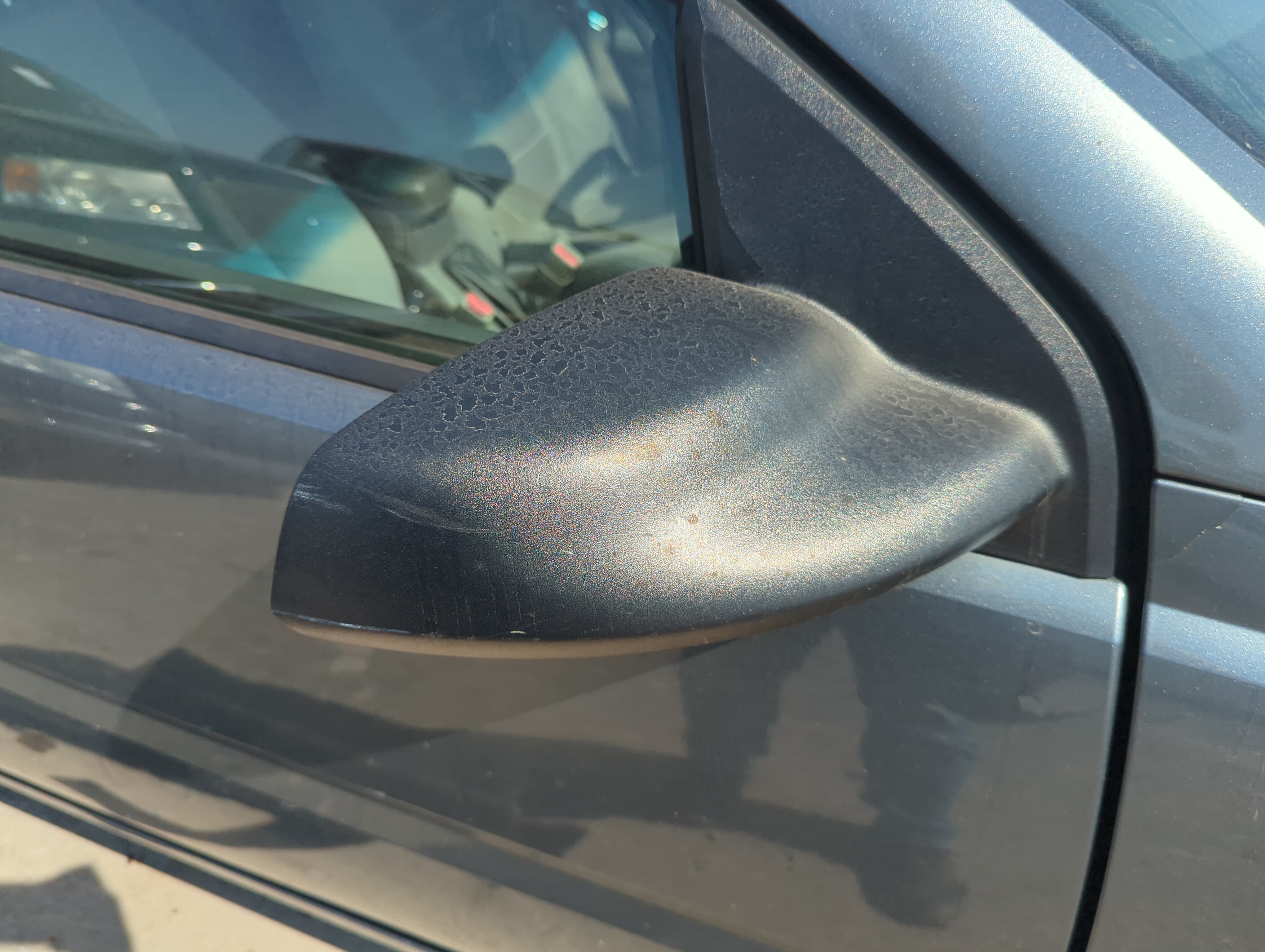 Picture of 2005-2007 Saturn Ion Passenger Right Side View Power Door Mirror Black 1100411