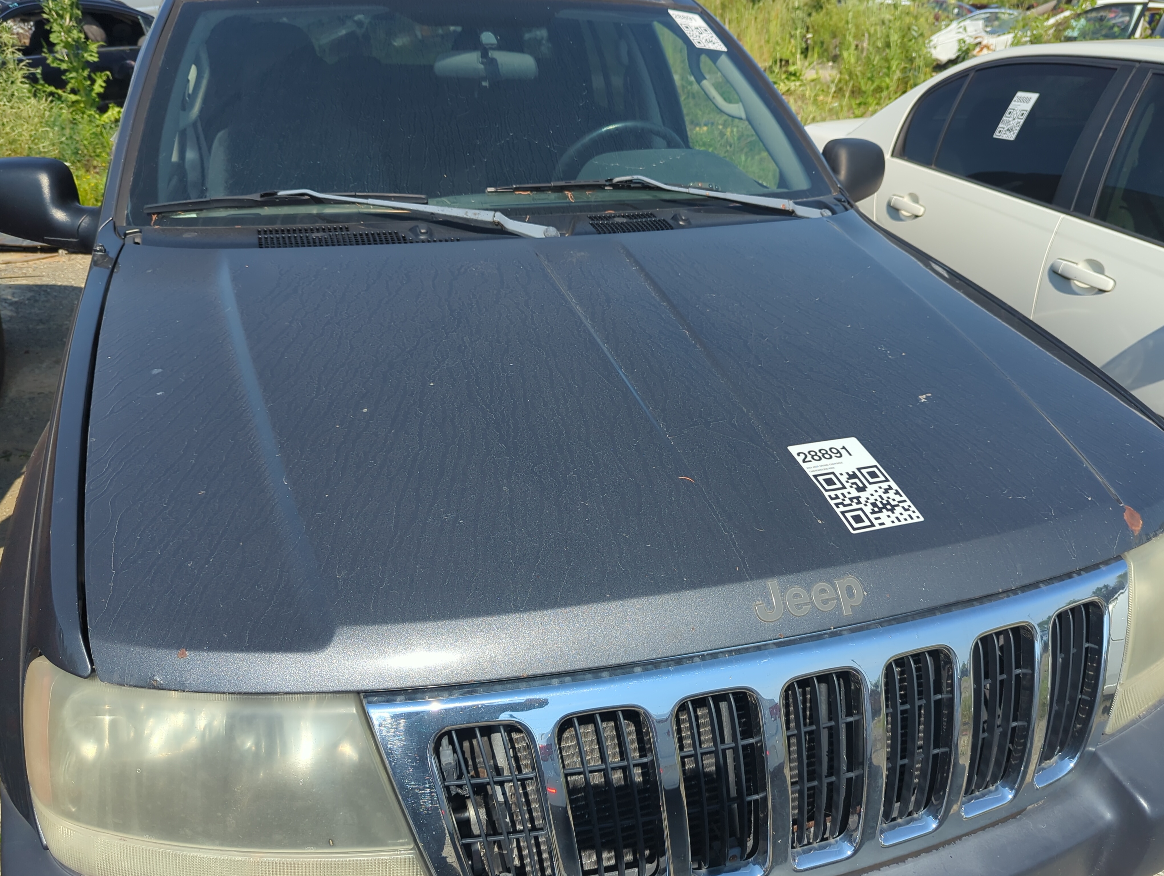 1999-2004 Jeep Grand Cherokee Hood Oem 1100590 - Oemusedautoparts1.com