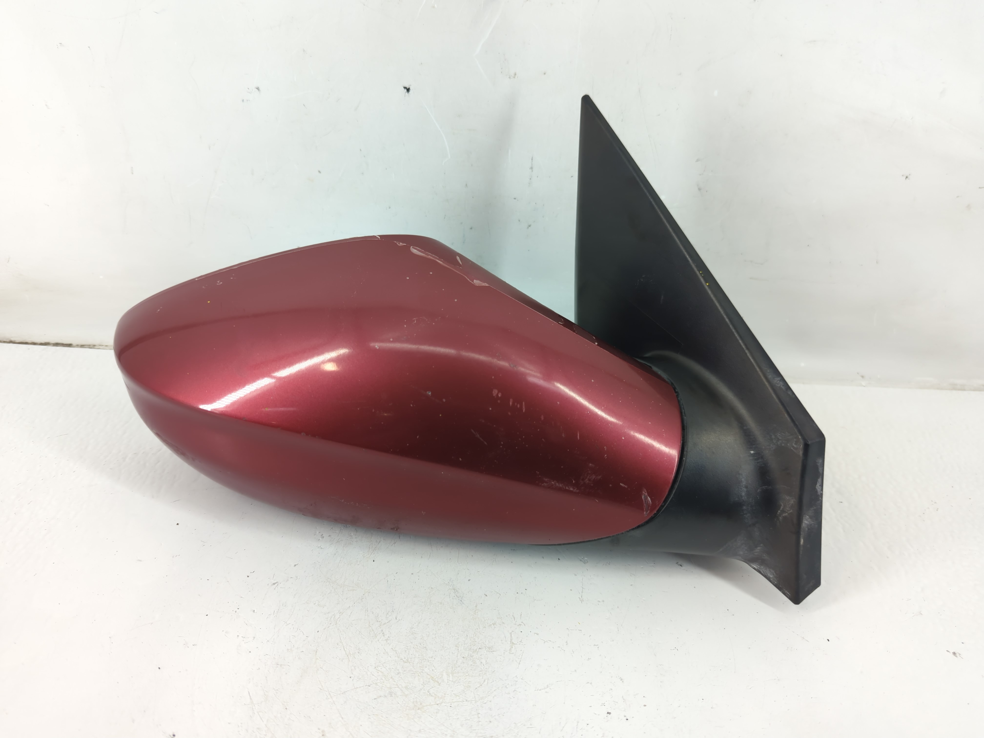 2011-2014 Hyundai Sonata Passenger Right Side View Power Door Mirror Red 1101213 - Oemusedautoparts1.com