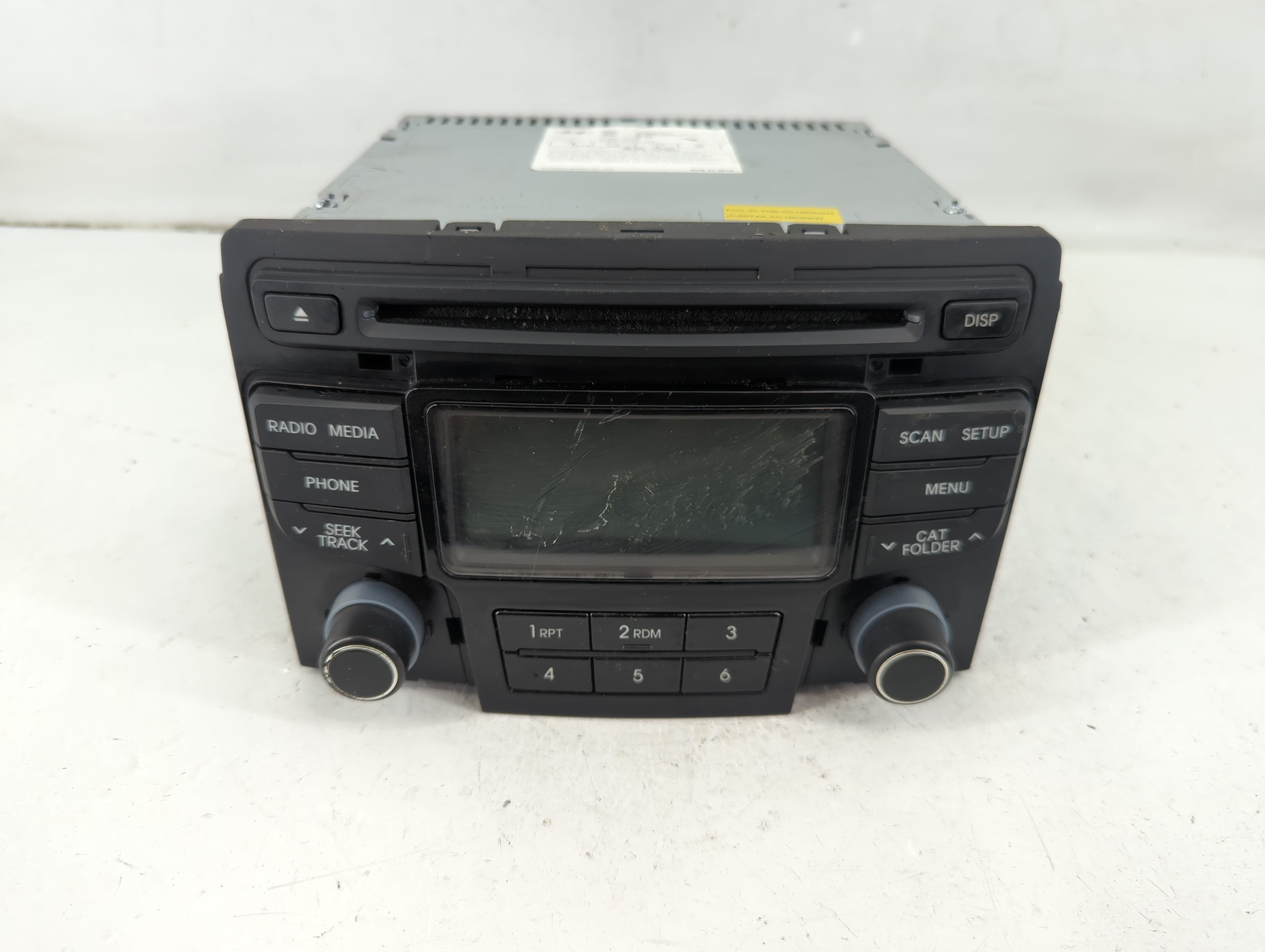 2012-2014 Hyundai Sonata Am Fm Cd Player Radio Receiver 1101466 - Oemusedautoparts1.com