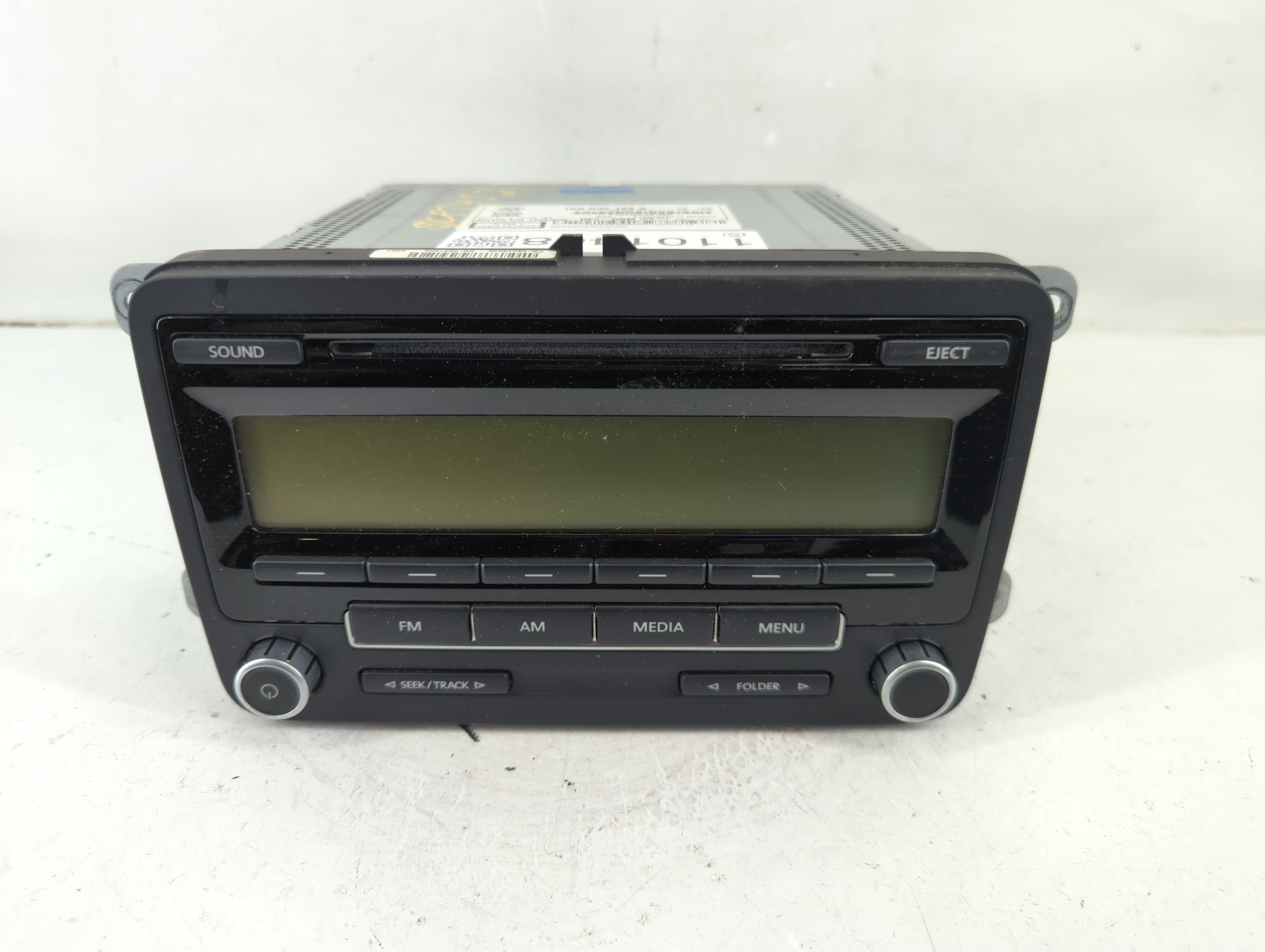 2011-2014 Volkswagen Jetta Am Fm Cd Player Radio Receiver 1101468 - Oemusedautoparts1.com