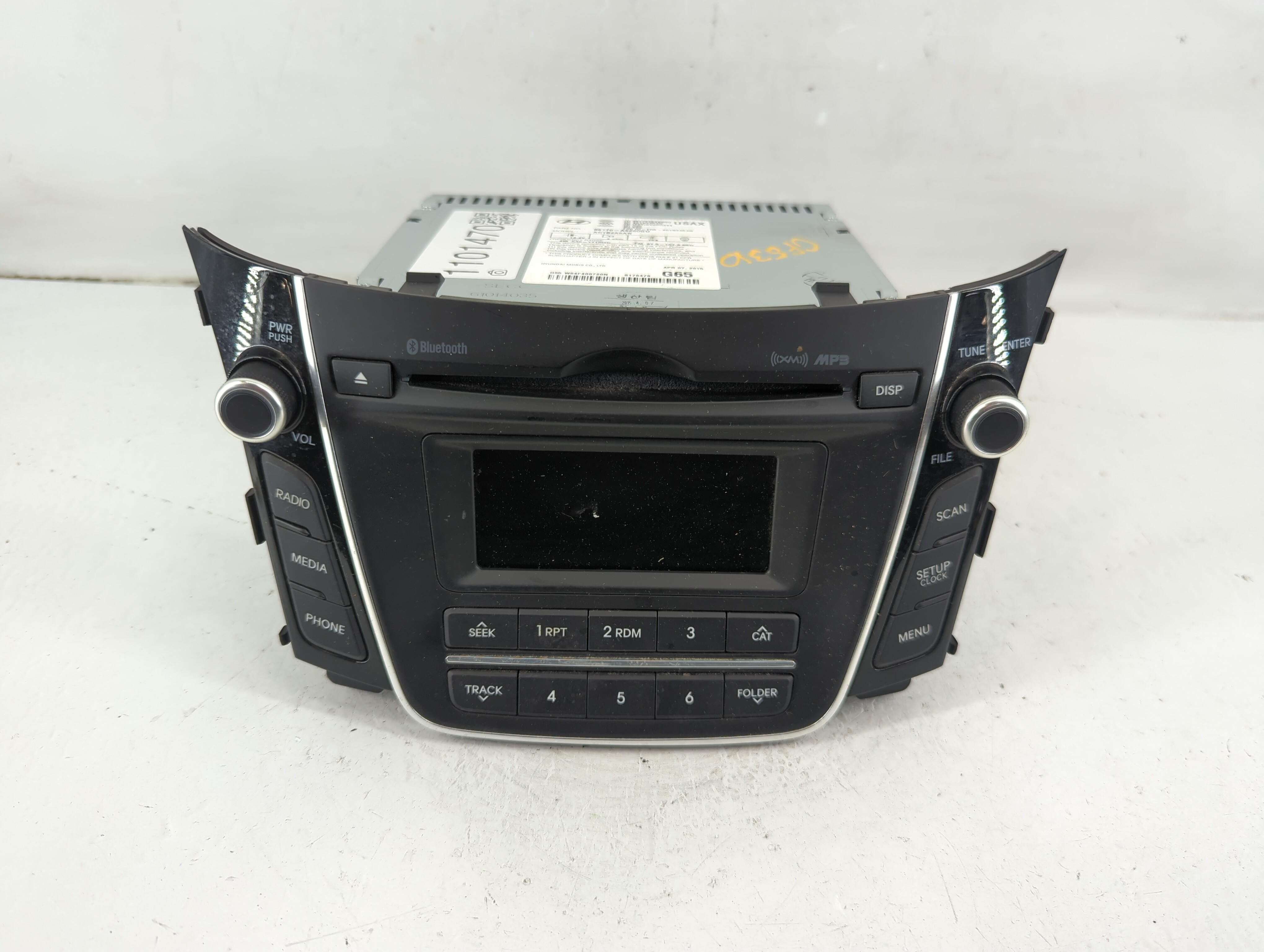 Hyundai Elantra Am Fm Cd Player Radio Receiver 1101470 - Oemusedautoparts1.com
