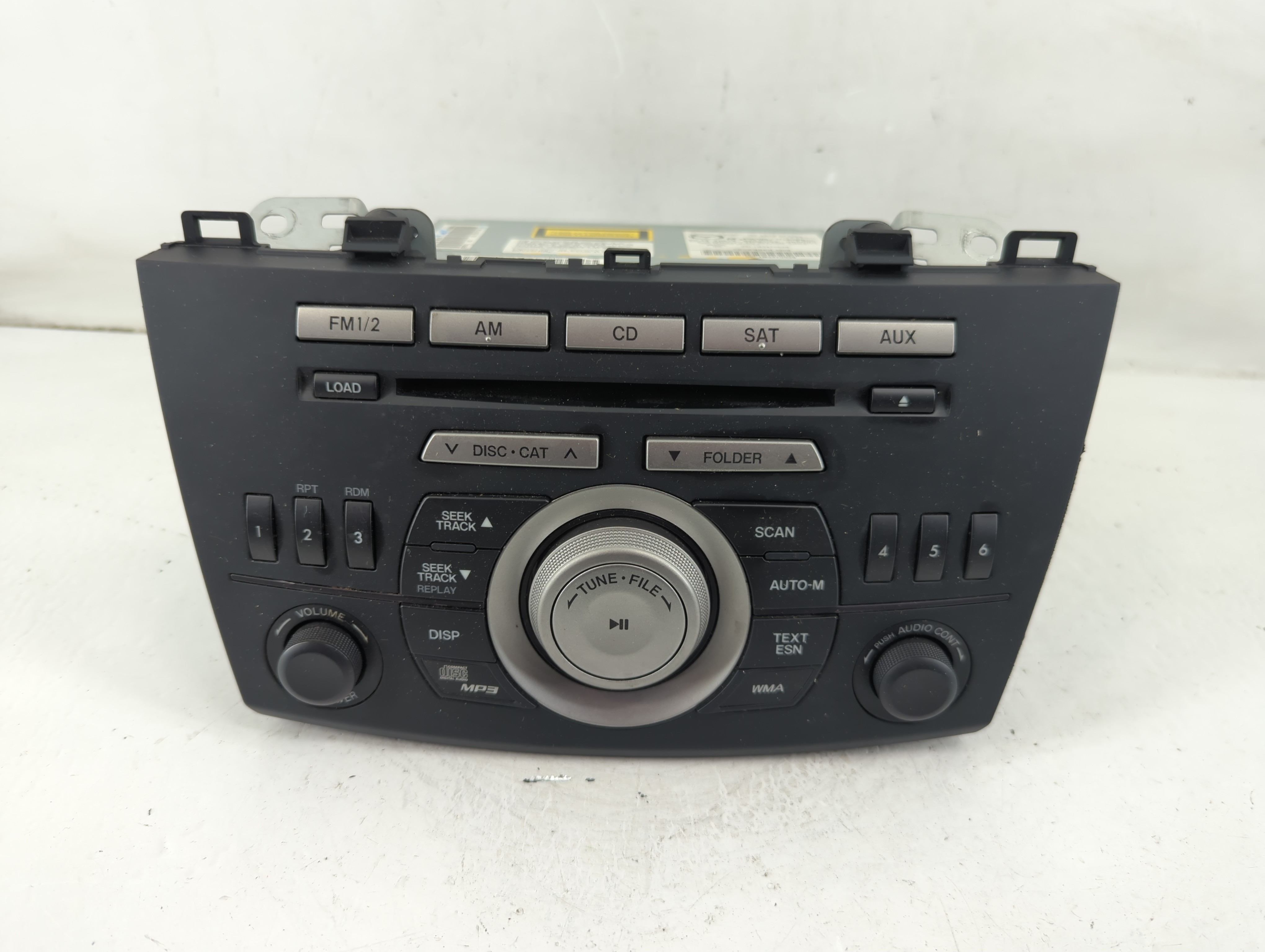 2010-2010 Mazda 3 Am Fm Cd Player Radio Receiver 1101480 - Oemusedautoparts1.com