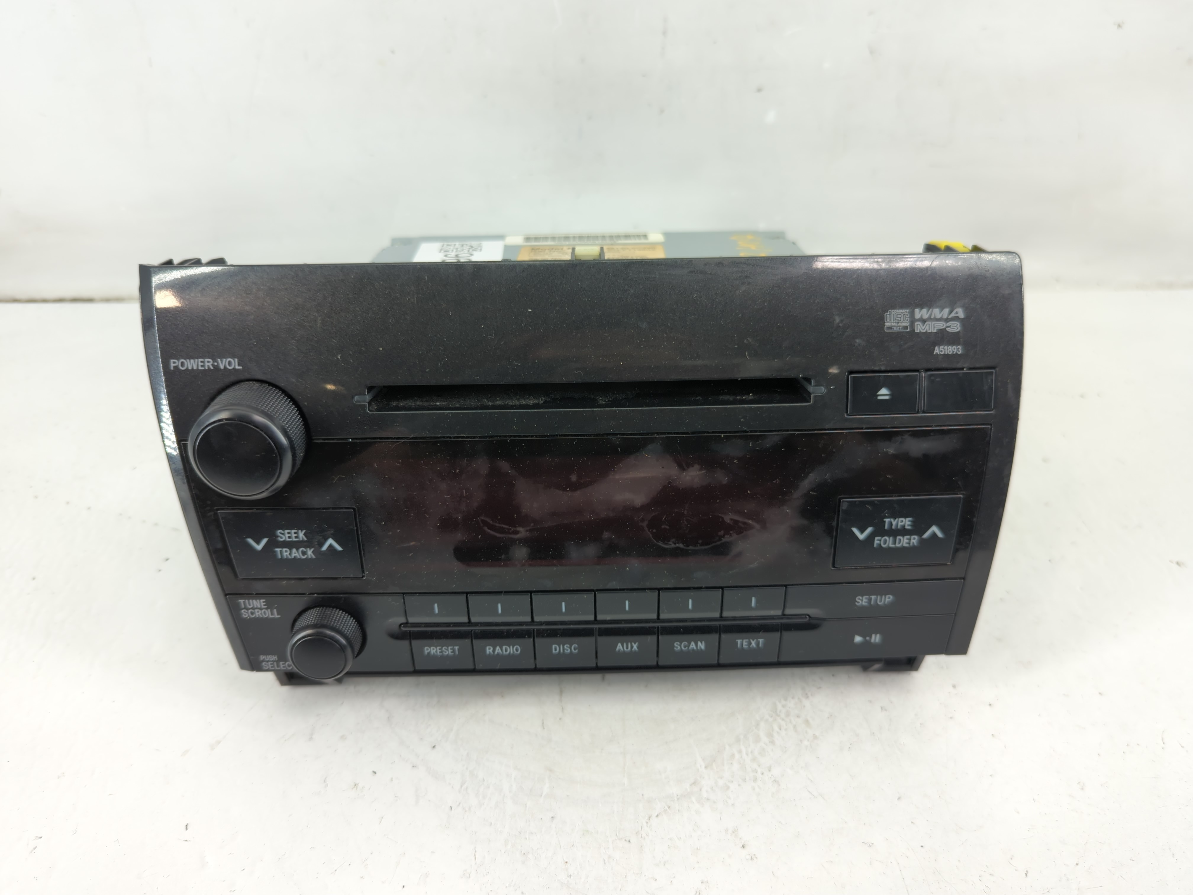 2010-2013 Toyota Tundra Am Fm Cd Player Radio Receiver 1101496 - Oemusedautoparts1.com