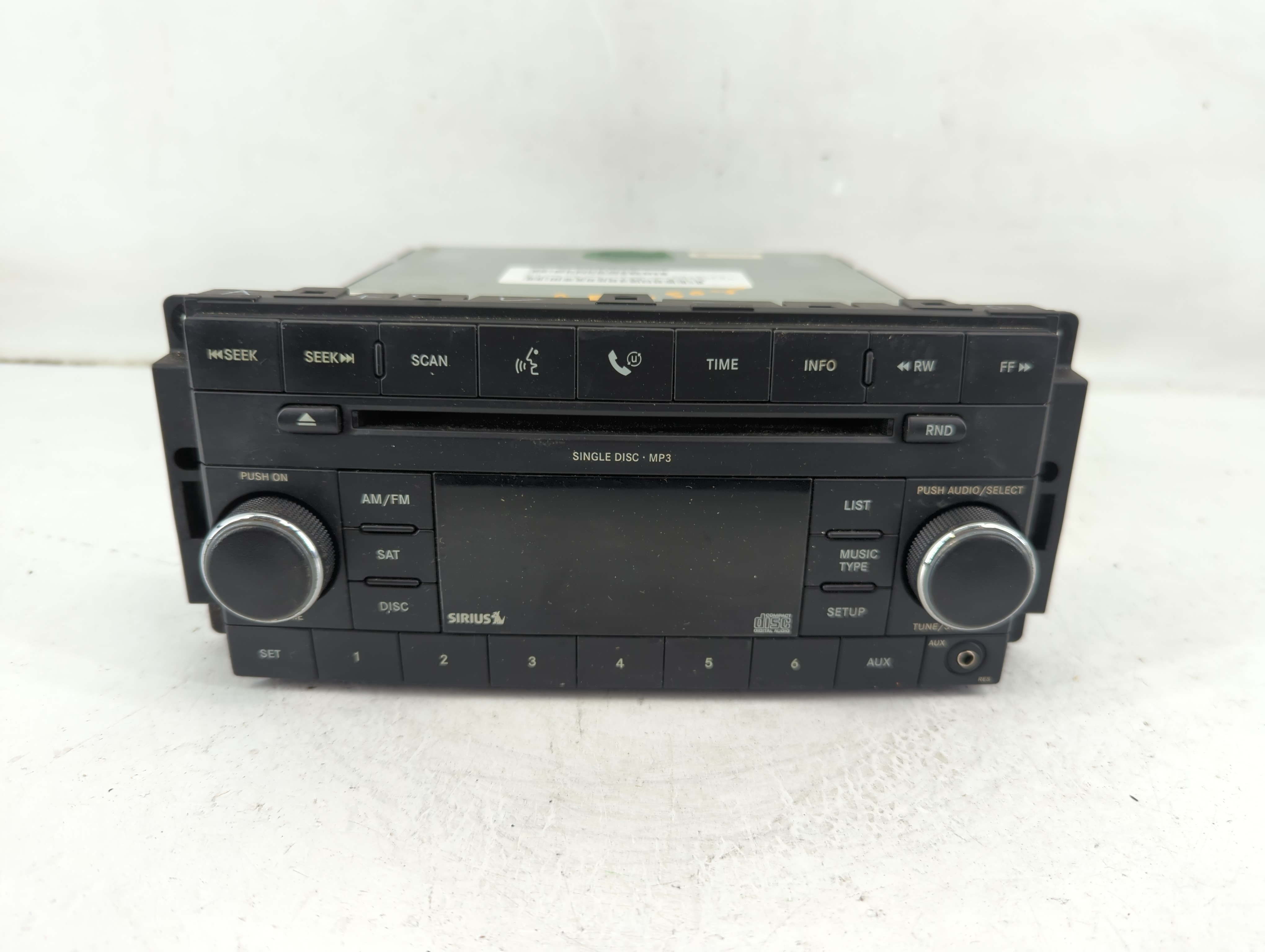2008-2010 Dodge Avenger Am Fm Cd Player Radio Receiver 1101512 - Oemusedautoparts1.com
