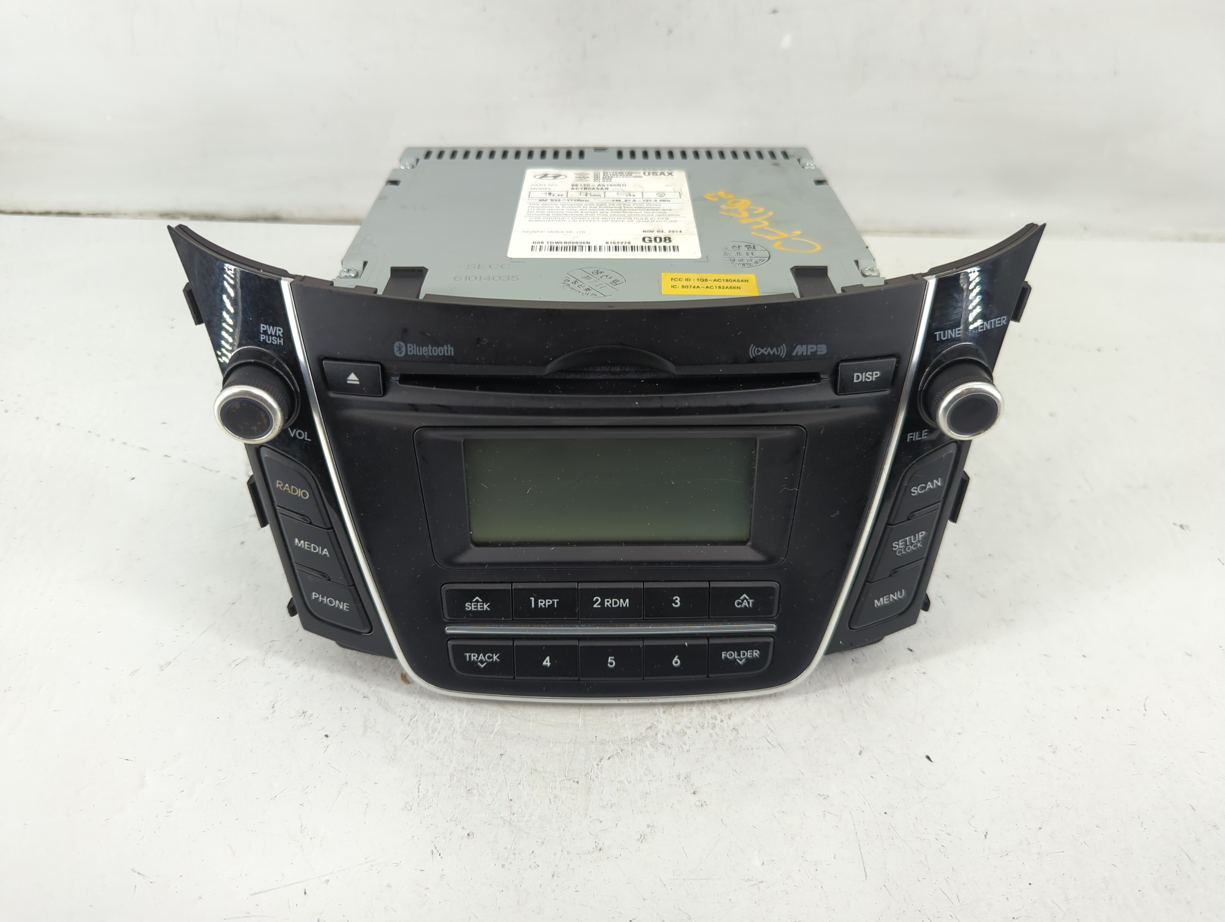 Hyundai Elantra Am Fm Cd Player Radio Receiver 1101784 - Oemusedautoparts1.com