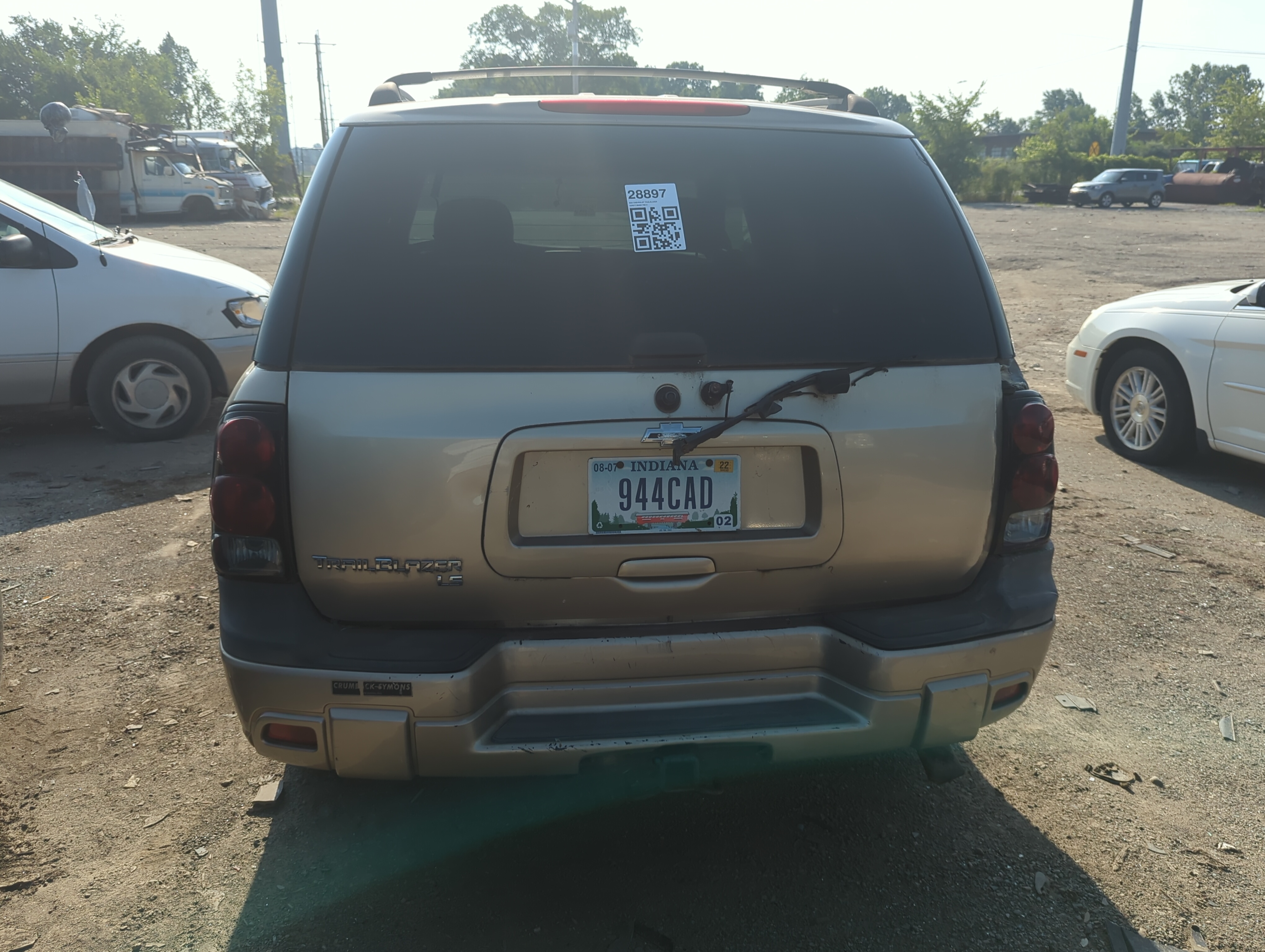 2004-2009 Chevrolet Trailblazer Trunk/decklid/hatch/tailgate Oem 1101947 - Oemusedautoparts1.com