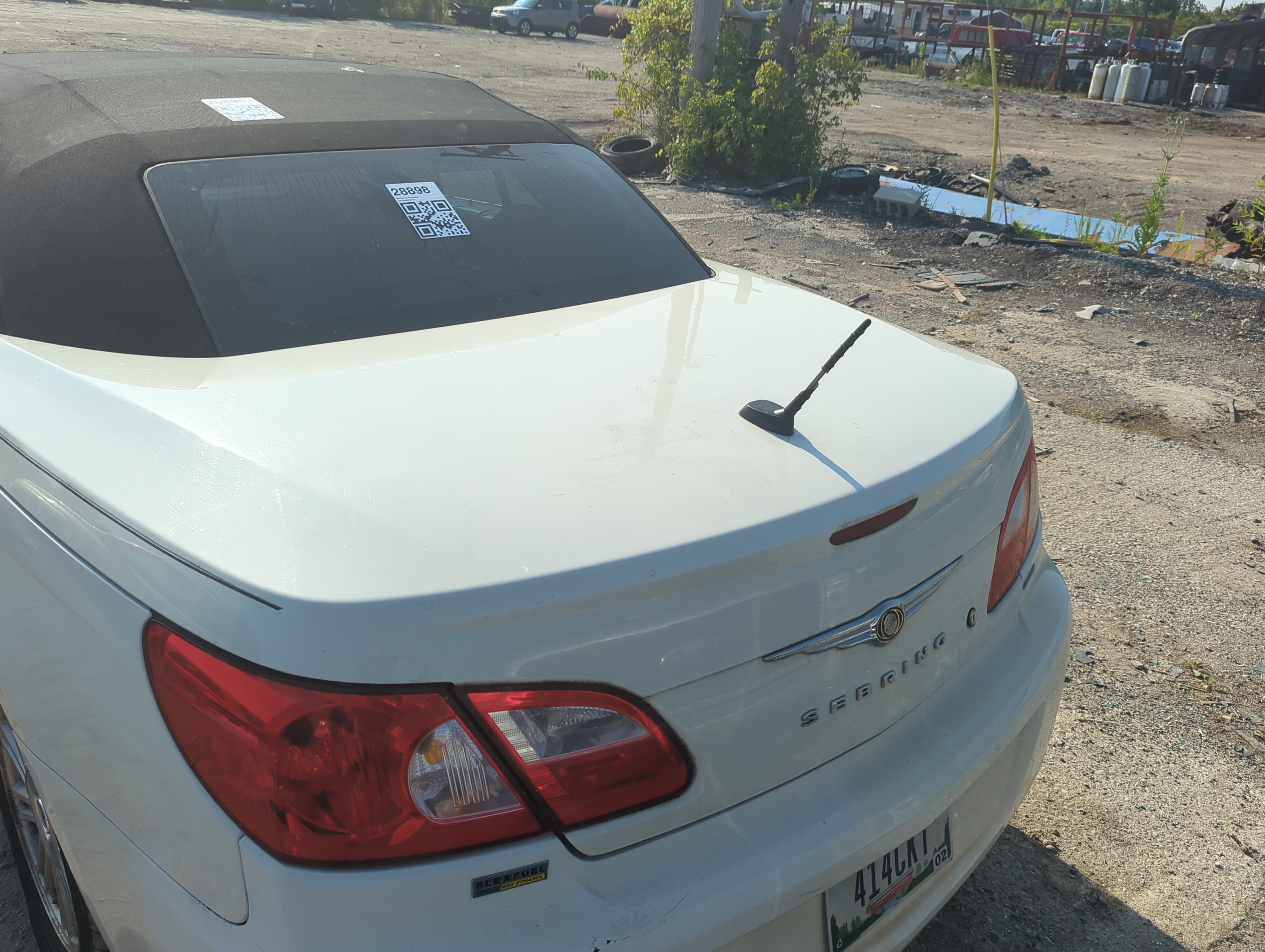 2008-2010 Chrysler Sebring Trunk/decklid/hatch/tailgate Oem 1102060 - Oemusedautoparts1.com