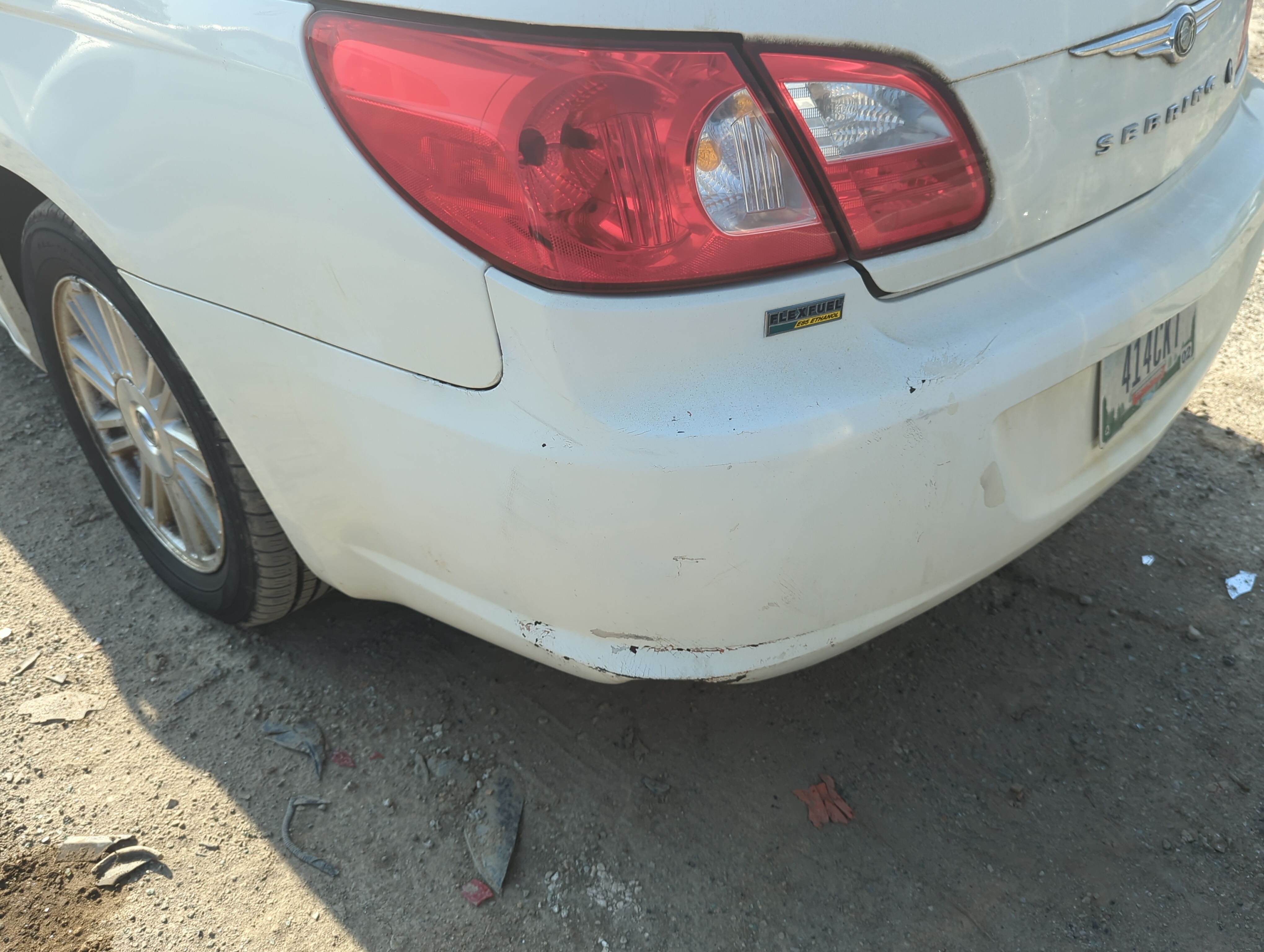 Picture of 2008-2010 Chrysler Sebring Rear Bumper Assembly Oem 1102120