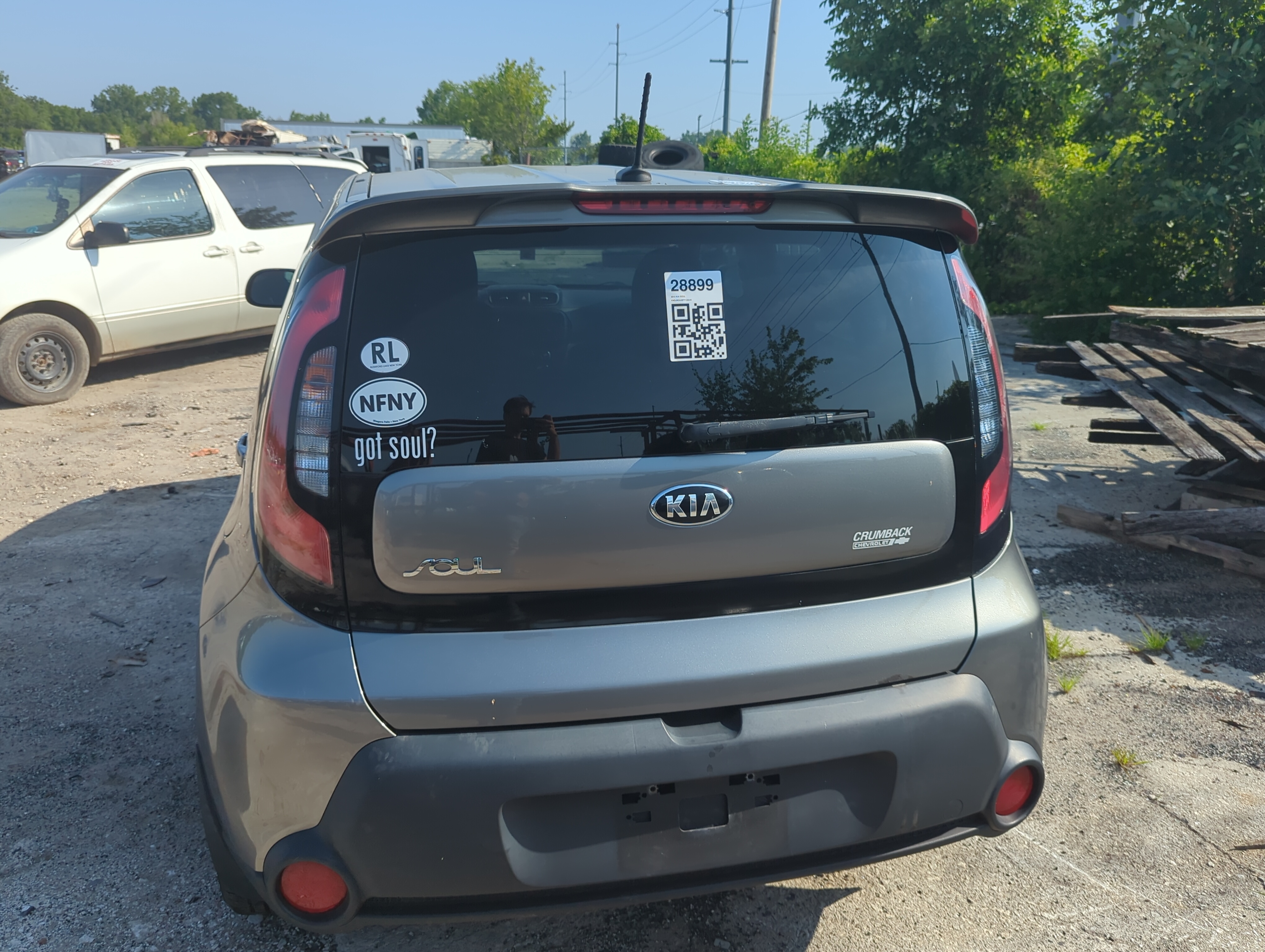2014-2016 Kia Soul Trunk/decklid/hatch/tailgate Oem 1102300 - Oemusedautoparts1.com
