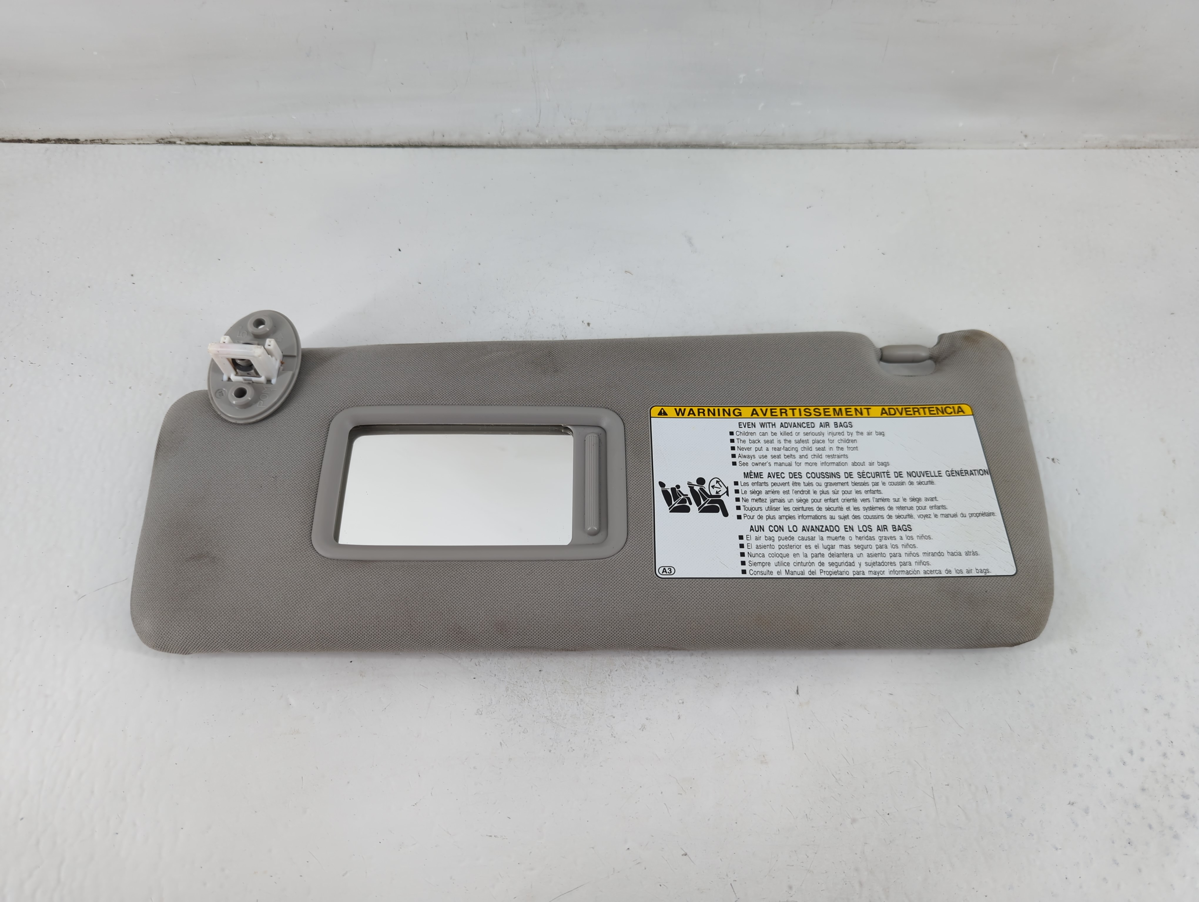 Picture of 2014-2022 Toyota 4runner Driver Sun Visor Mirror Left Sunvisor Grey 1102394