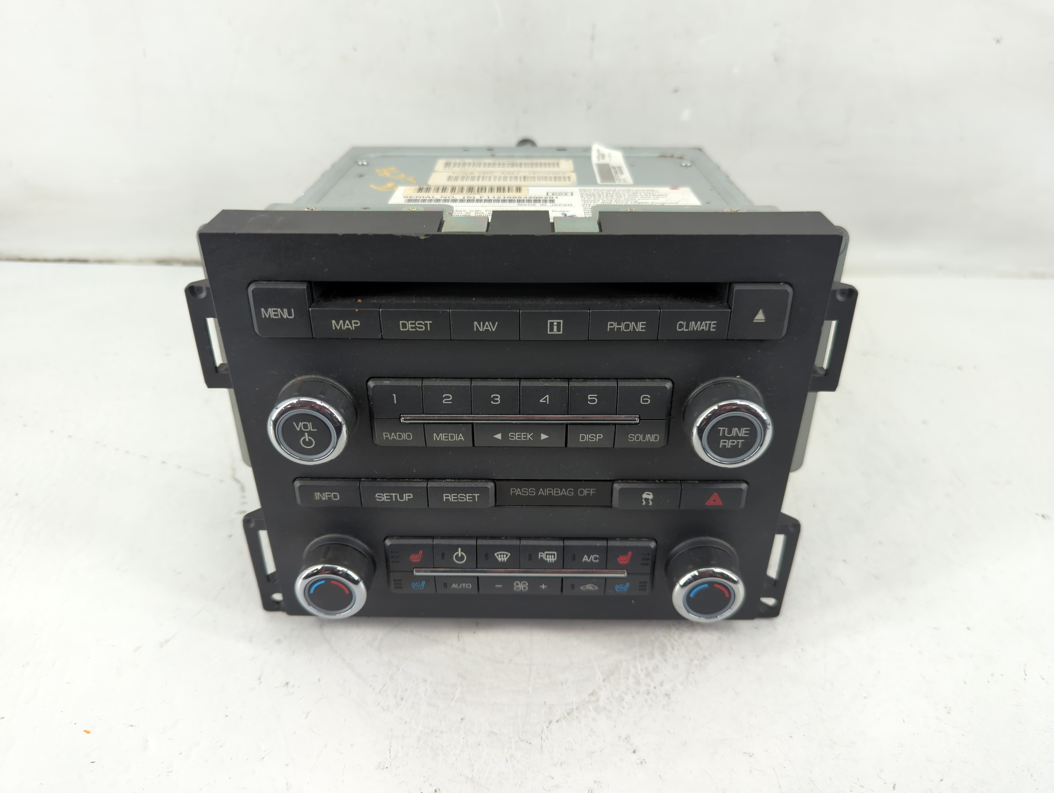 2009-2010 Lincoln Mks Am Fm Cd Player Radio Receiver 1102523 - Oemusedautoparts1.com
