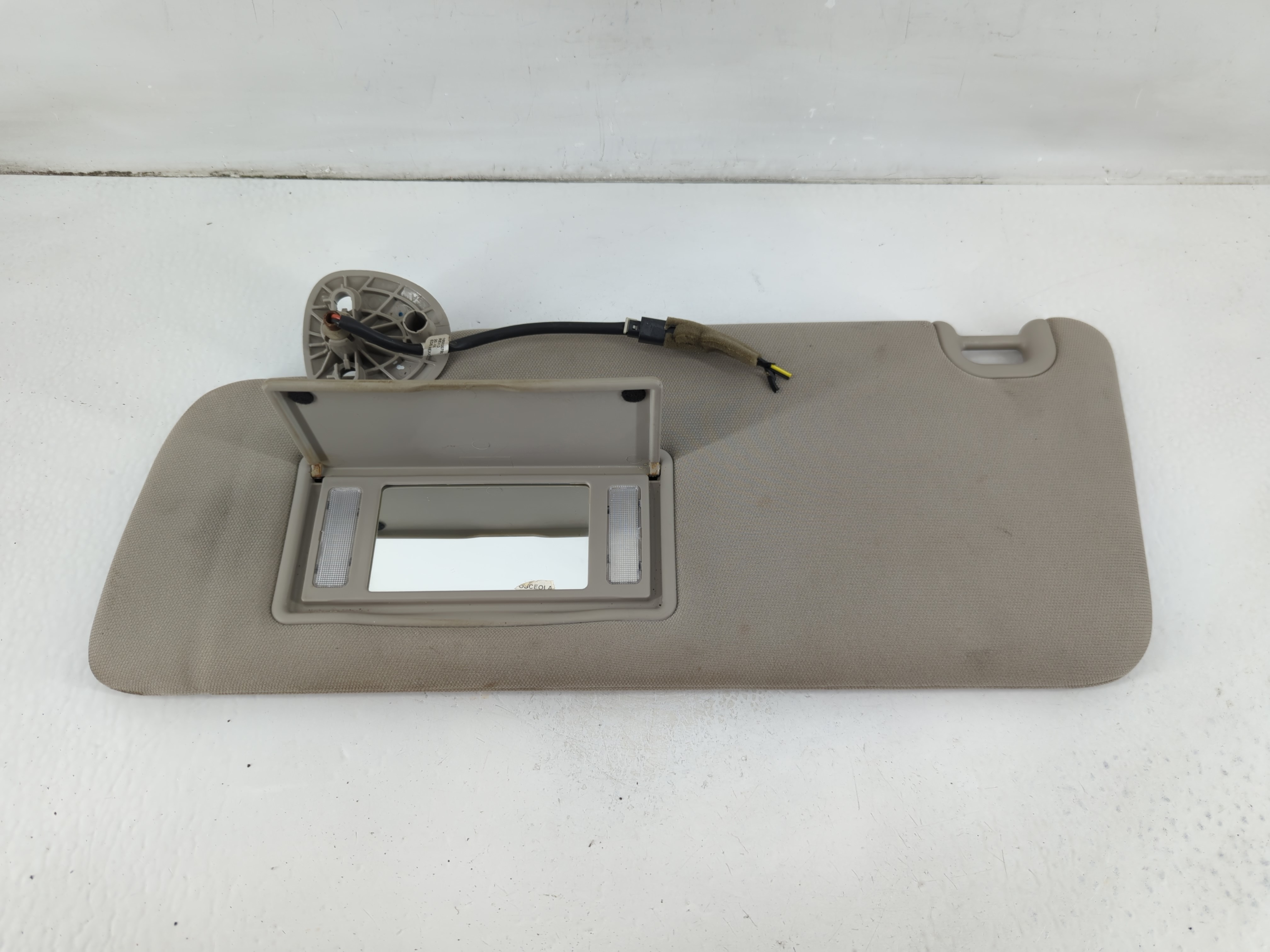 Picture of Dodge Ram 1500 Driver Sun Visor Mirror Left Sunvisor Grey 1102631