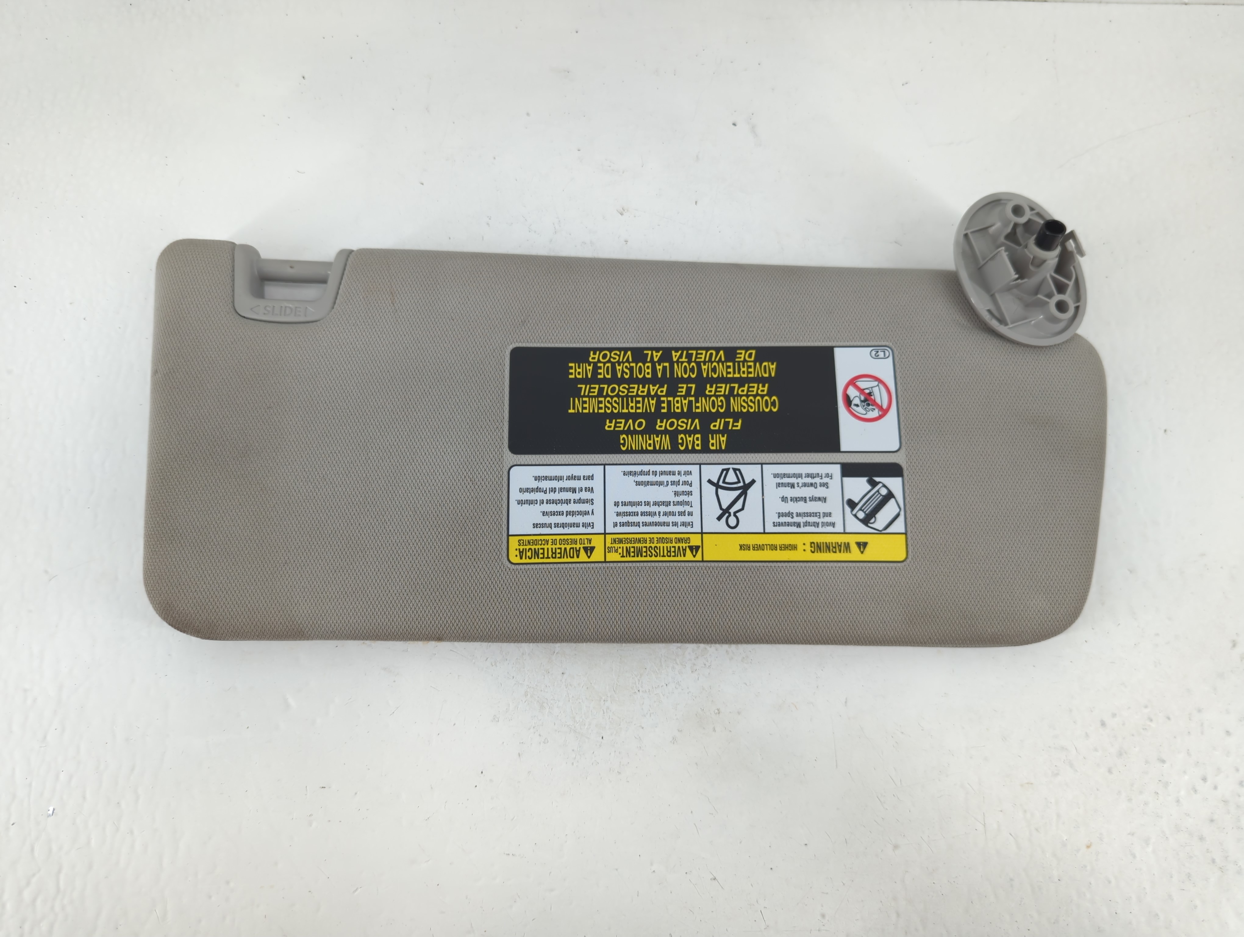 Picture of 2016-2022 Toyota Tacoma Driver Sun Visor Mirror Left Sunvisor Grey 1102729